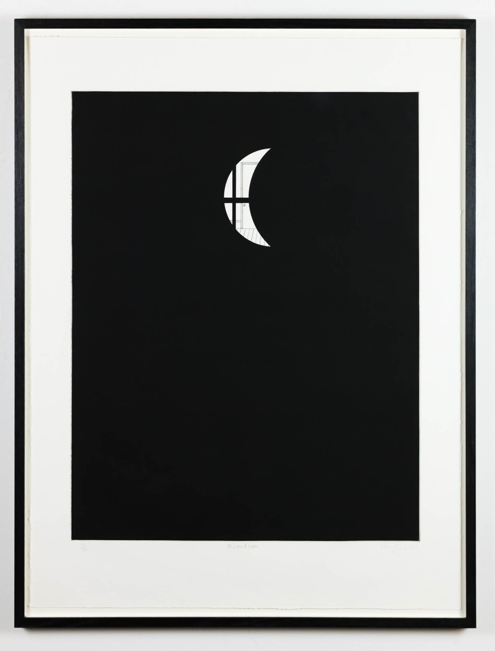 Christmas Secret Bid Auction 2025, LOT 137: Patrick Hughes - Moon Room, 1980