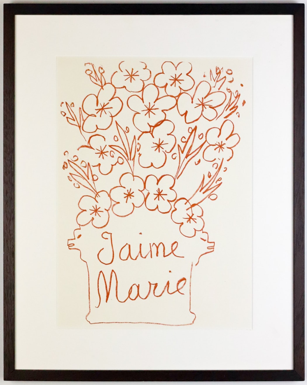 Christmas Secret Bid Auction 2025, LOT 170: Henri Matisse - Plate 141 from ‘Florilège des Amours de Ronsard’ , 1948