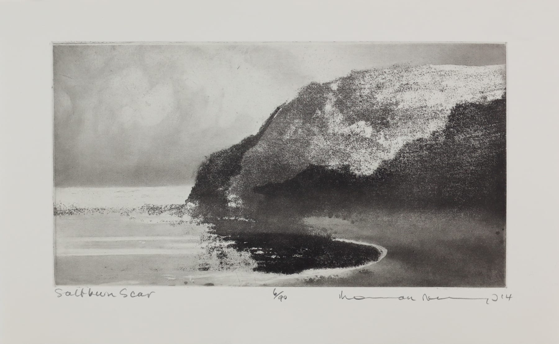 Norman Ackroyd, Saltburn Scar, 2013