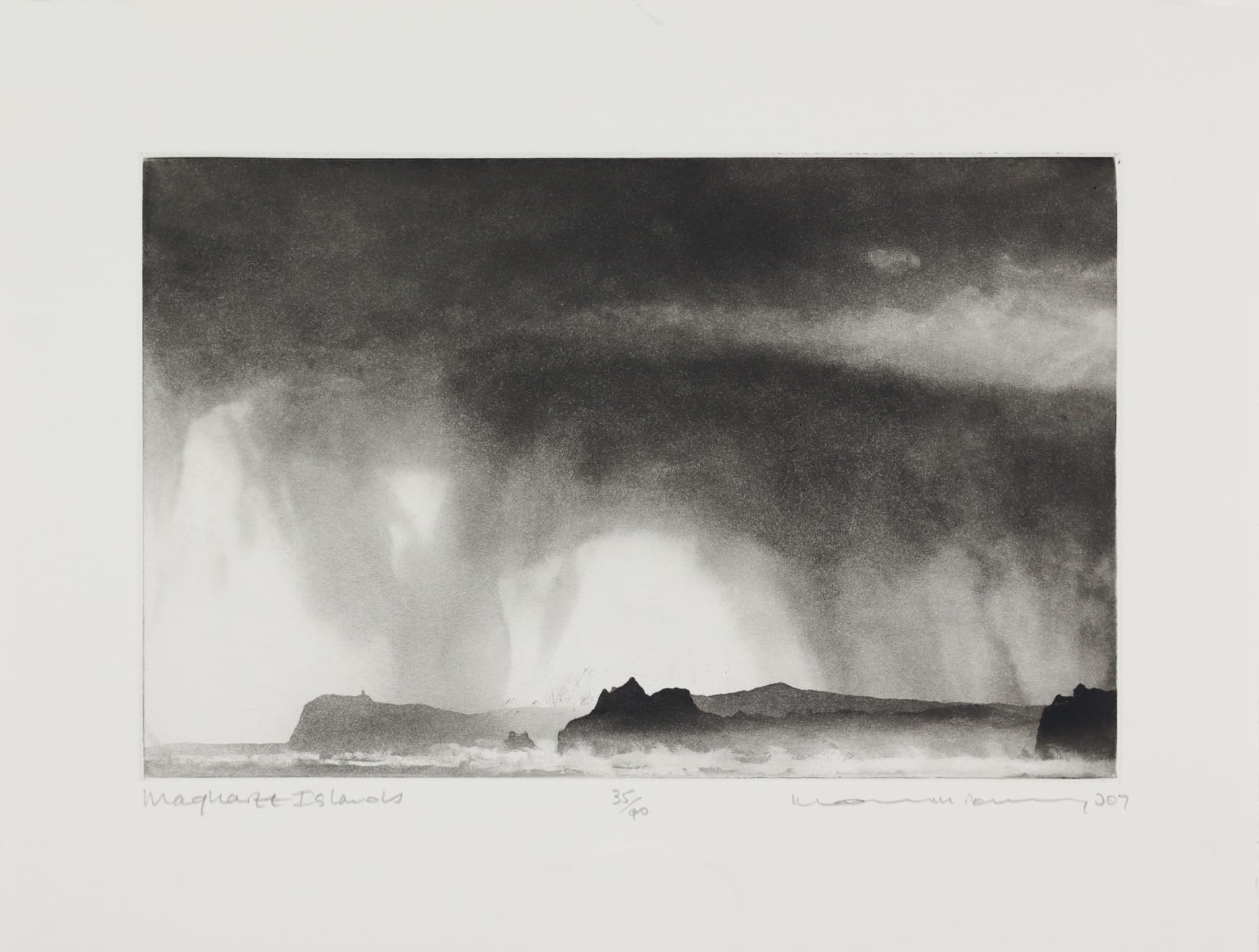 Norman Ackroyd, Magharee Islands, 2007