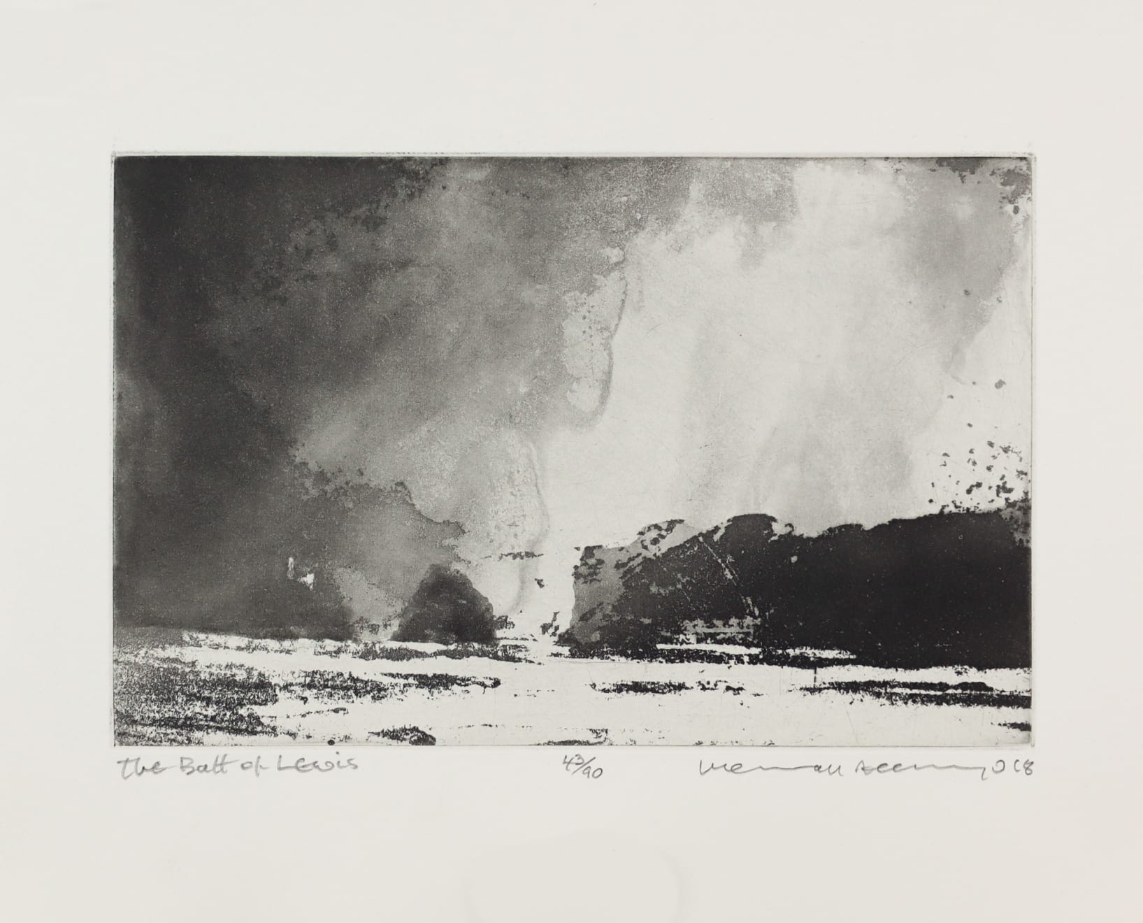 Norman Ackroyd, The Butt of Lewis, 2018