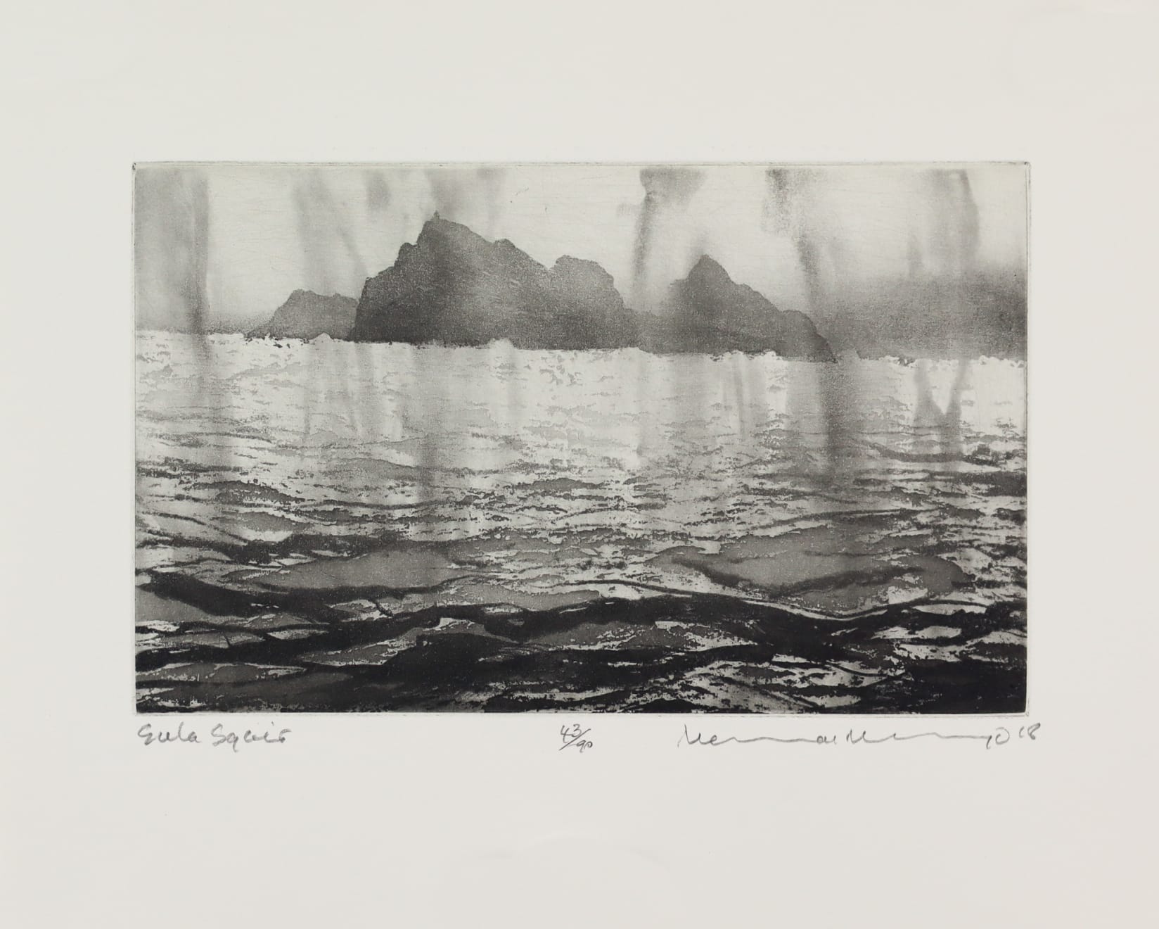 Norman Ackroyd, Sula Sgeir, 2018