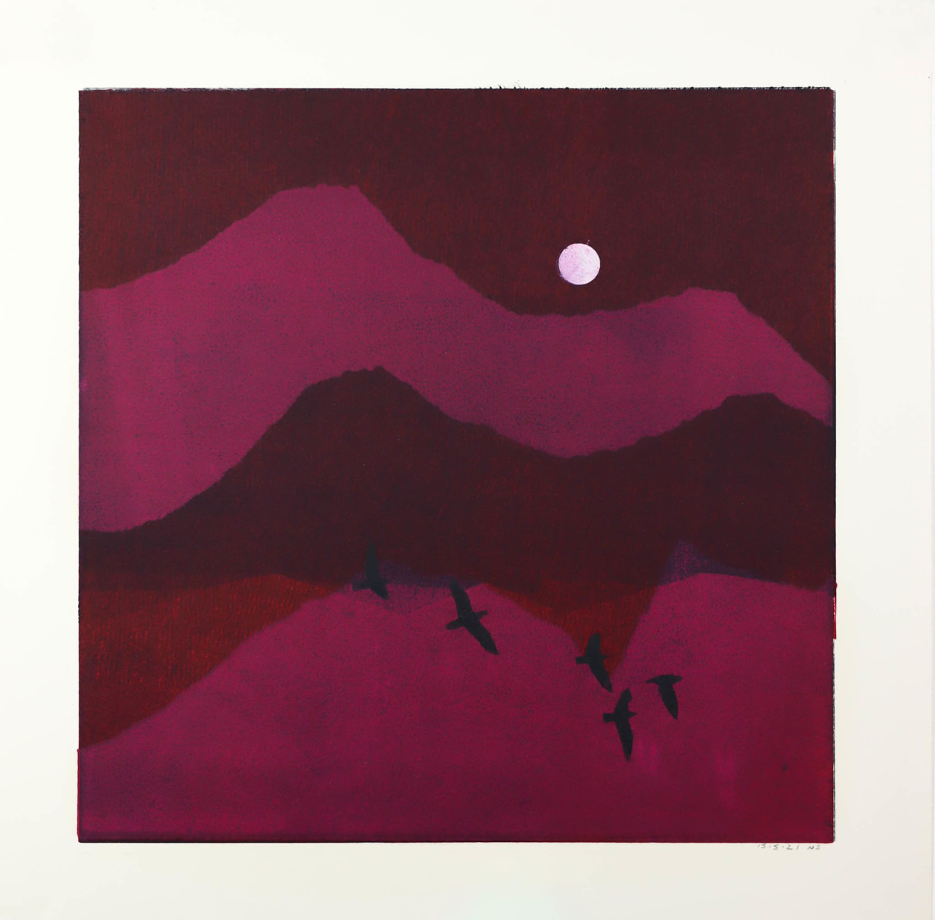 Nigel Swift, Desert Moon, 2021