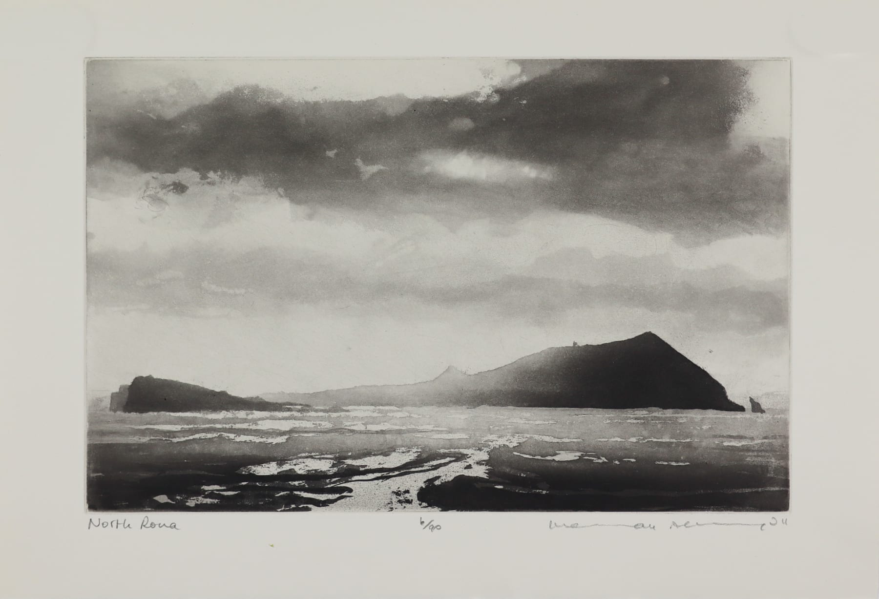 Norman Ackroyd, North Rona, 2011