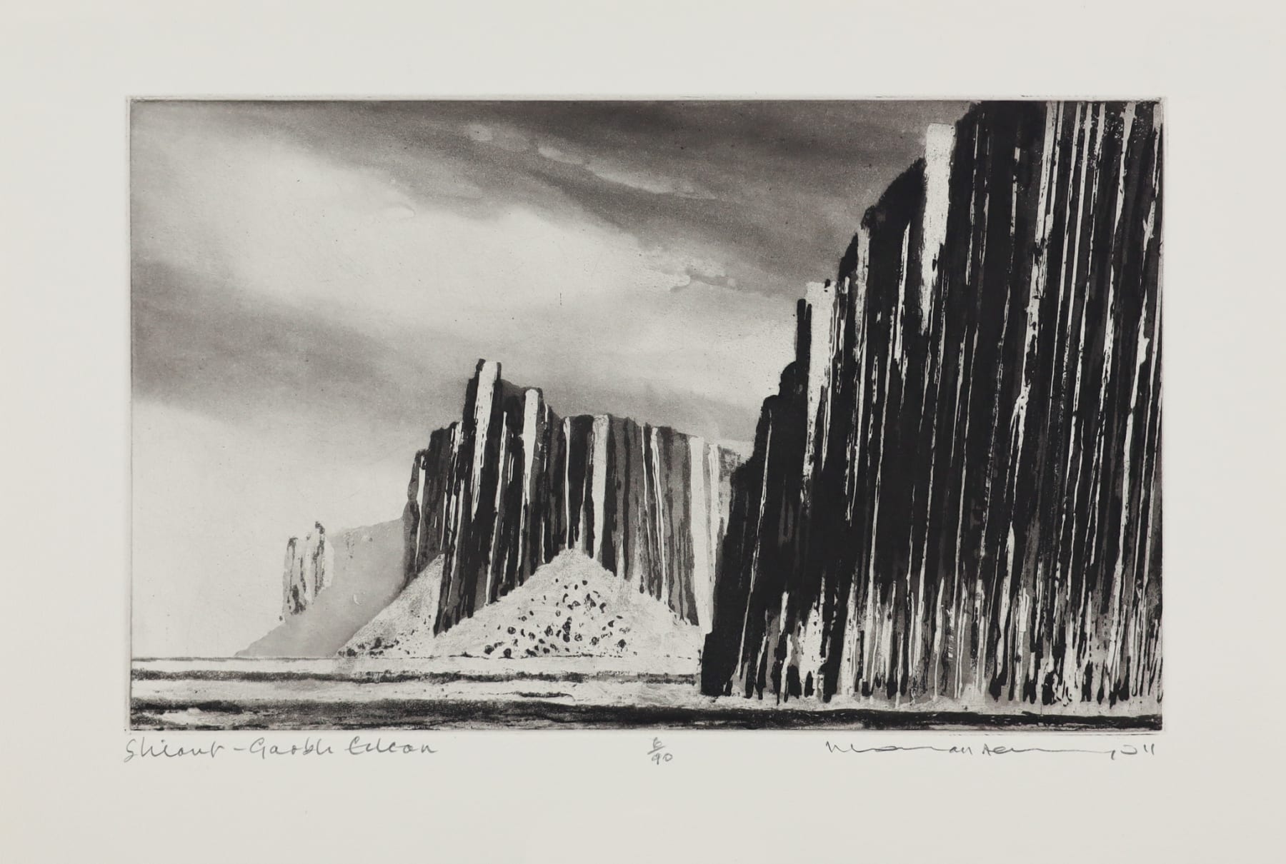 Norman Ackroyd, Shiant - Garbh Eilean, 2011