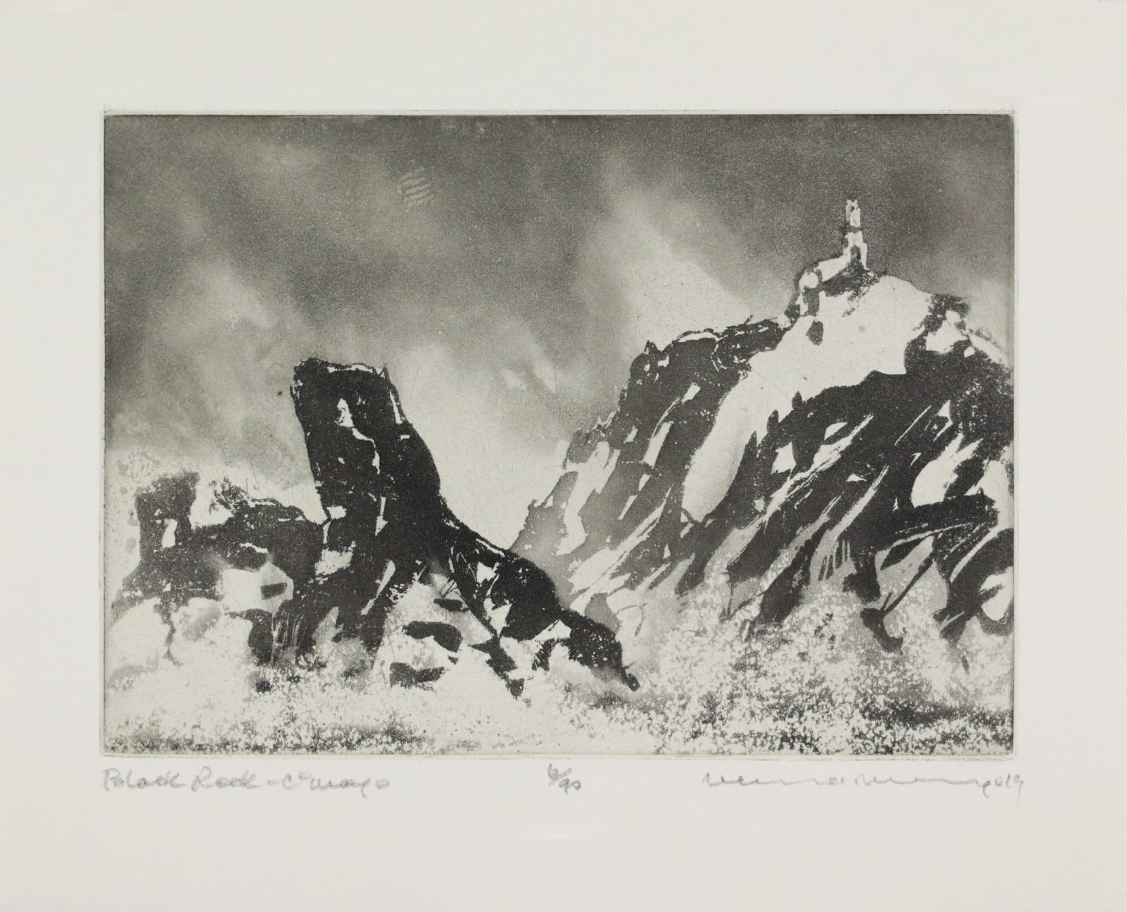 Norman Ackroyd, Black Rock, Co. Mayo, 2019