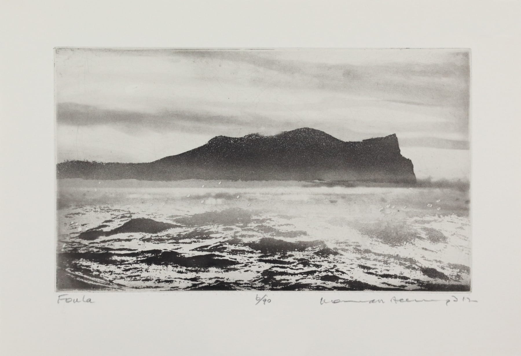 Norman Ackroyd, Foula, 2012