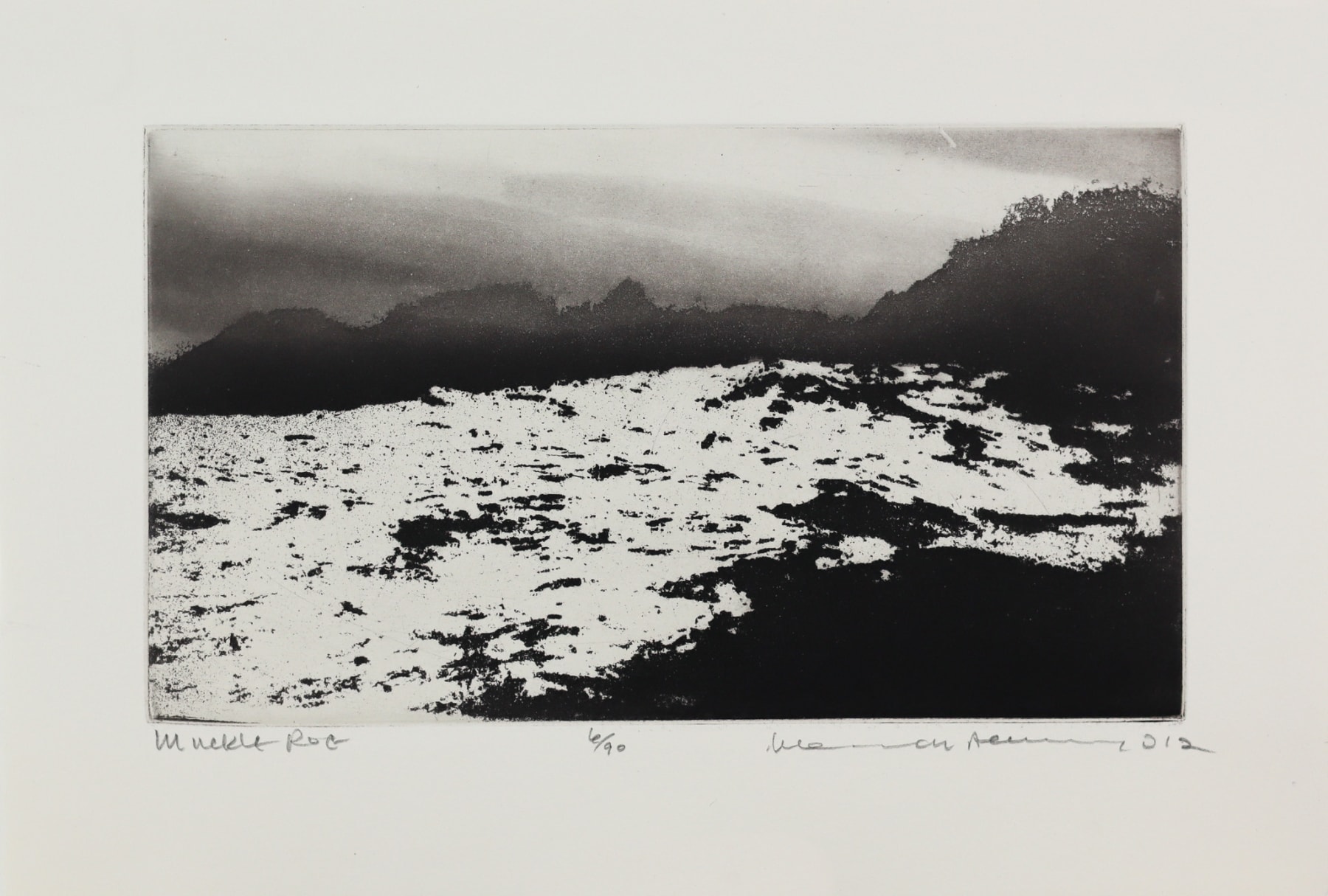 Norman Ackroyd, Muckle Roe , 2012