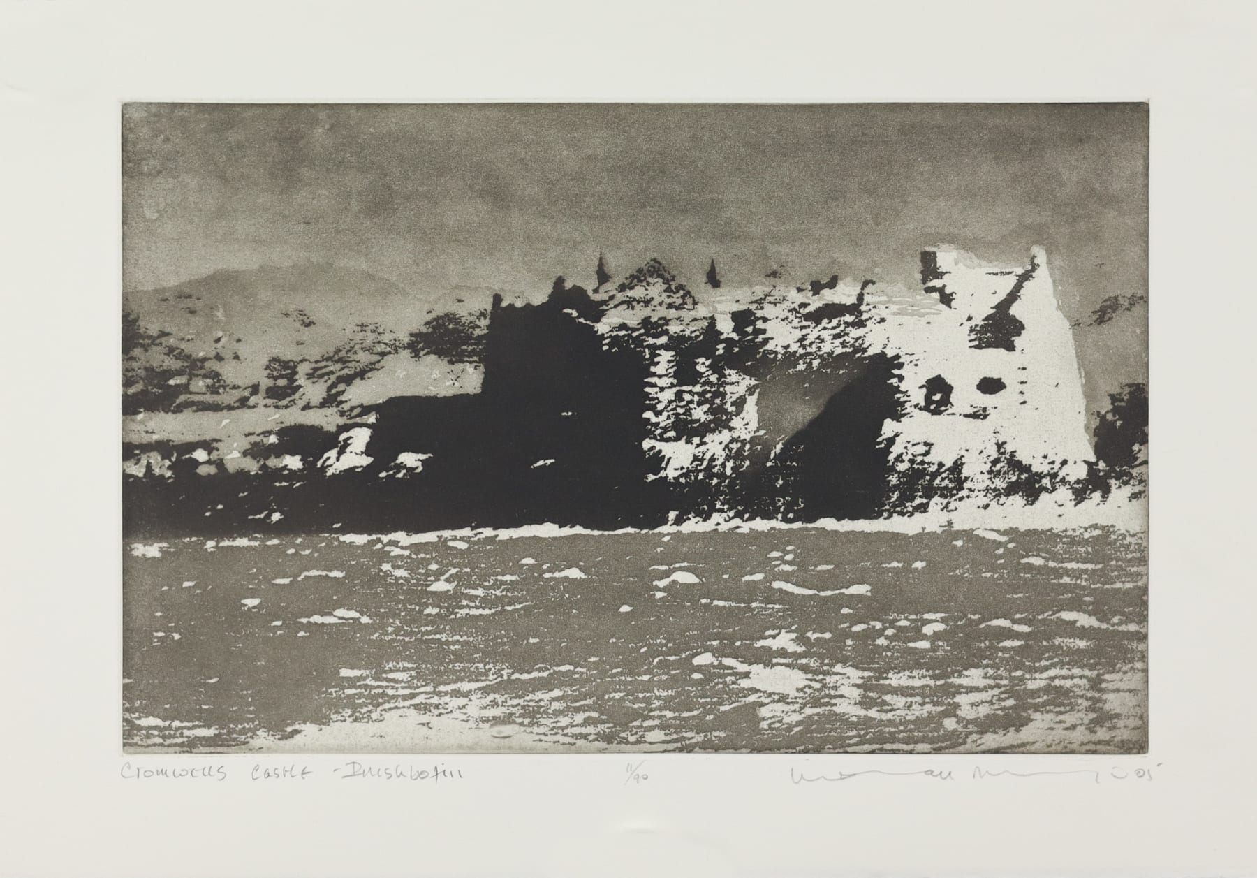 Norman Ackroyd, Cromwell's Castle – Inishbofin, 2005