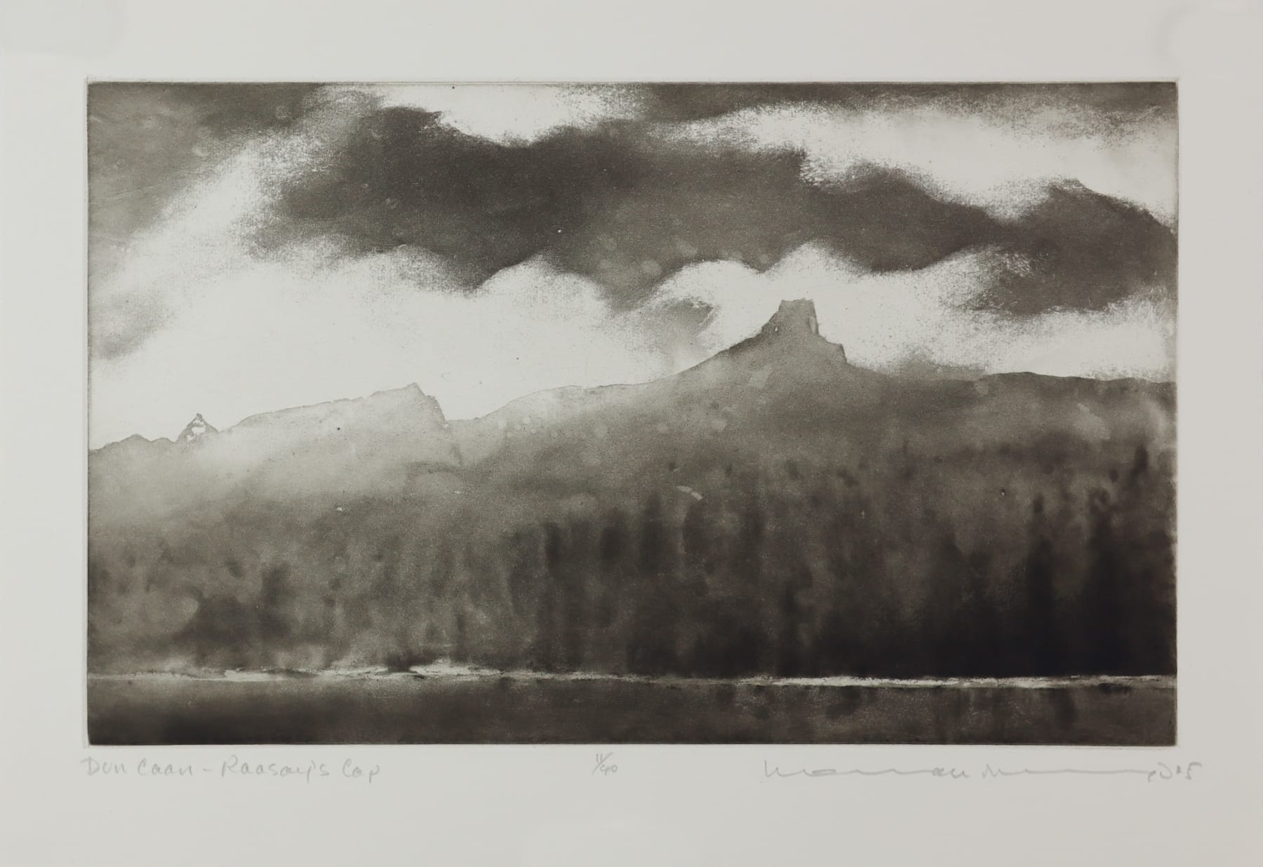 Norman Ackroyd, Dun Caan, Raasay’s Cap, 2005