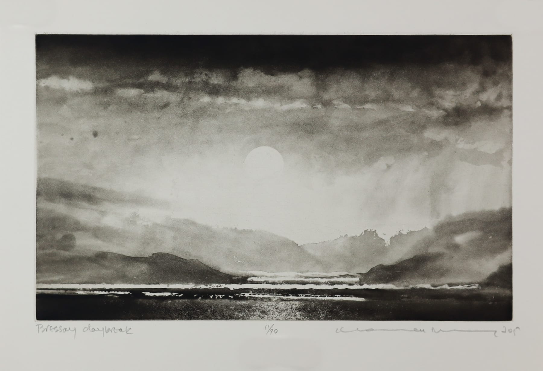 Norman Ackroyd, Bressay Daybreak, 2005