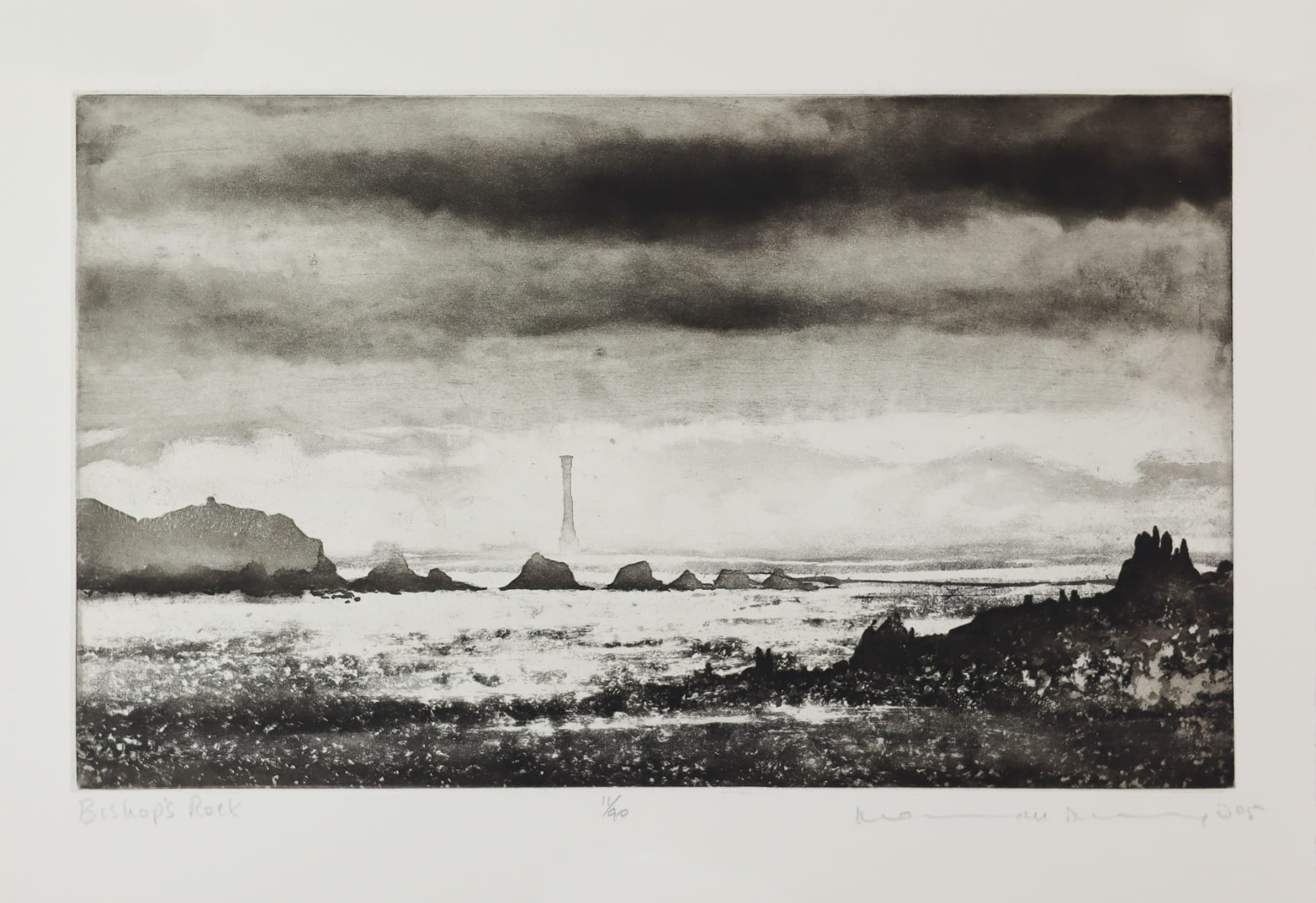 Norman Ackroyd, Bishops Rock, 2005