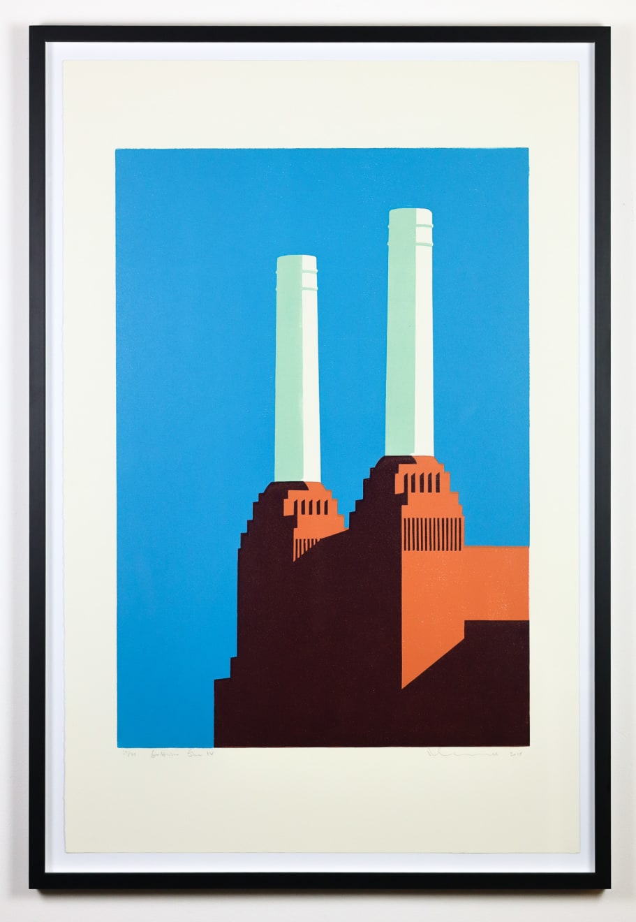 Paul Catherall, Battersea Blue IV, 2018