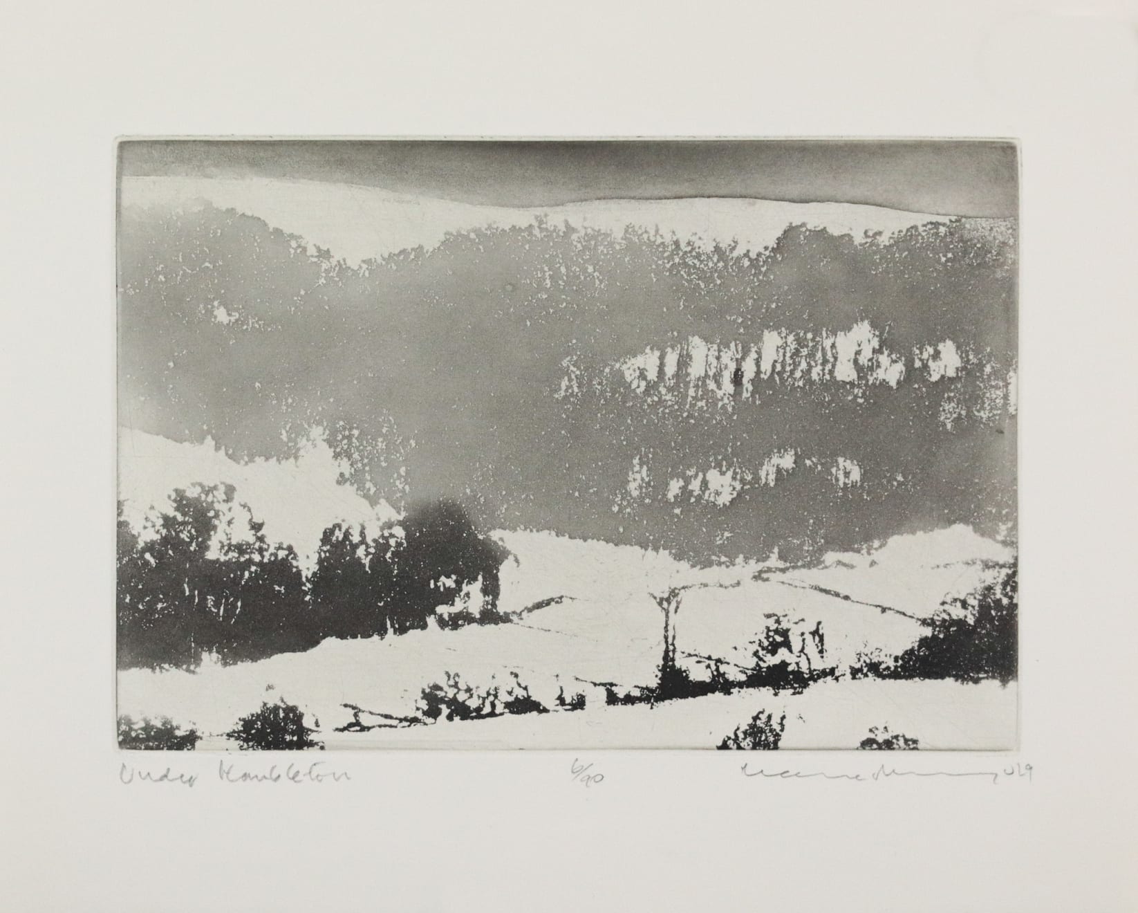 Norman Ackroyd, Under Hambleton, 2019