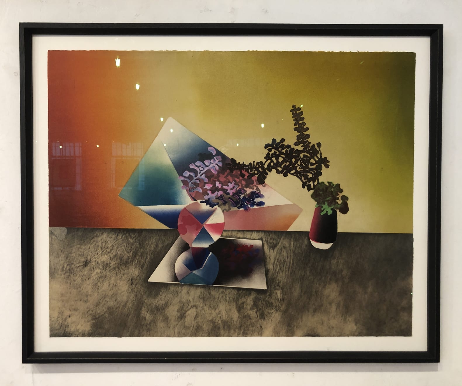 Sophie Layton Studio Sale, Two Arrangements on a Wooden Table III, 2020