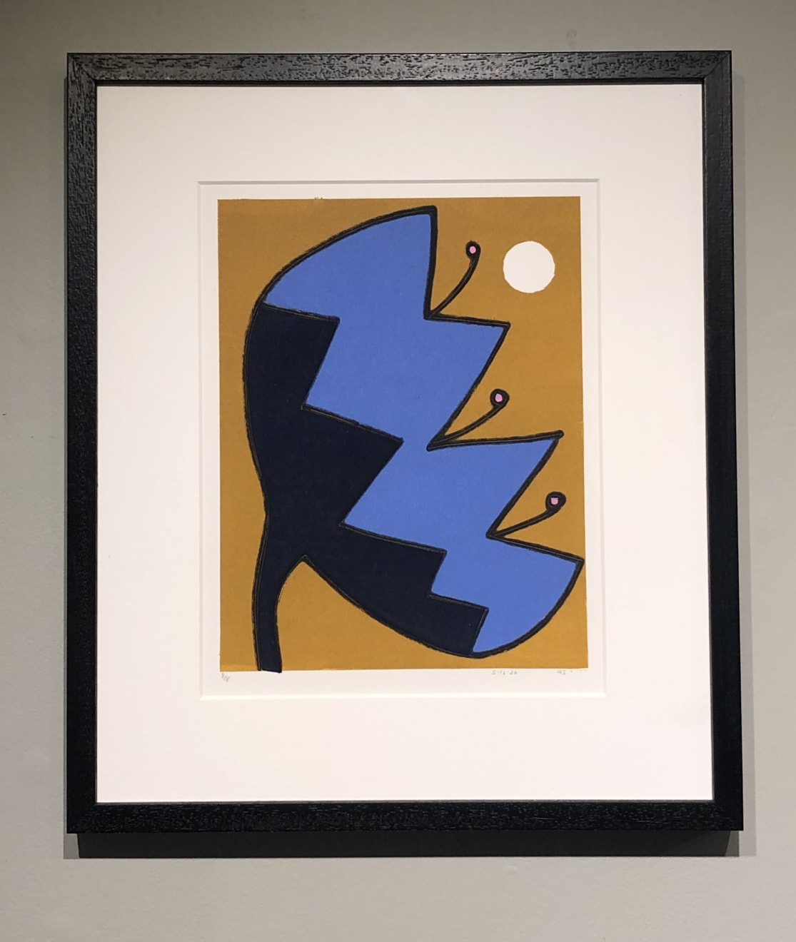 Nigel Swift, Untitled 31 (Flower and Moon), 2020