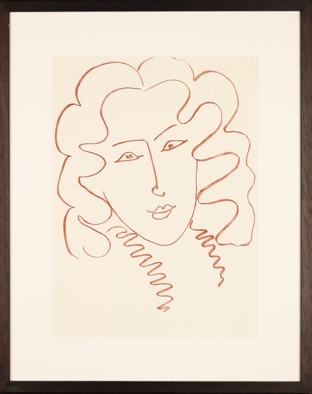 Henri Matisse, Plate 99. Florilège des Amours de Ronsard , 1948