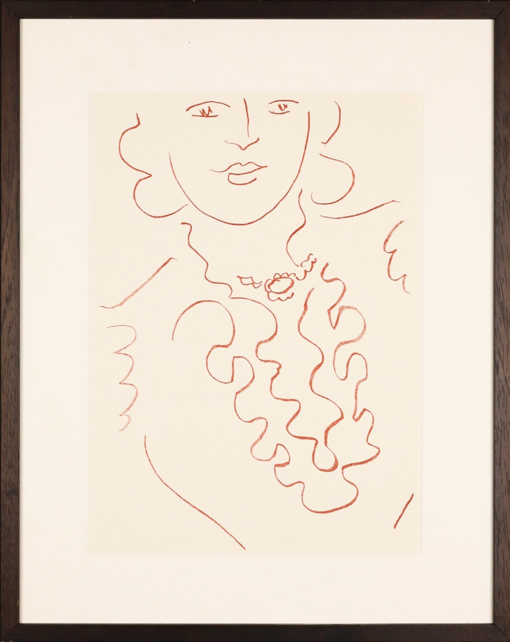 Henri Matisse, Plate 163. Florilège des Amours de Ronsard , 1948