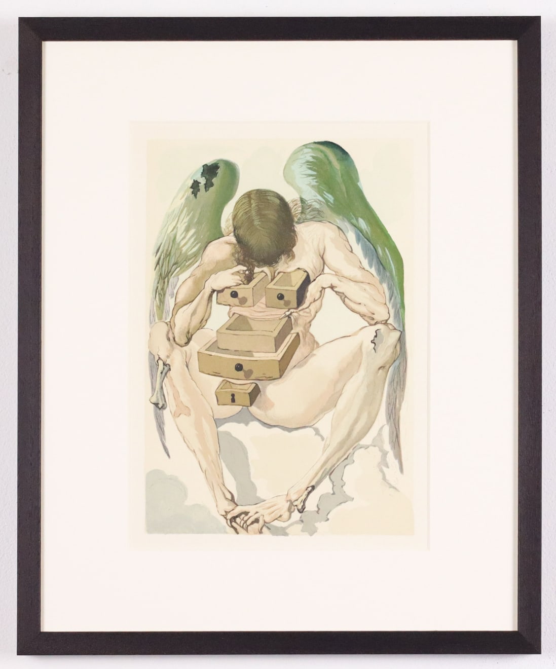 Salvador Dalí, The Fallen Angel (Purgatory: Canto 1), 1960-64