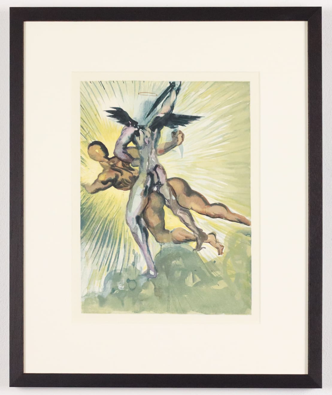 Salvador Dalí, Guardian Angels of the Valley (Purgatory: Canto 8), 1960-64