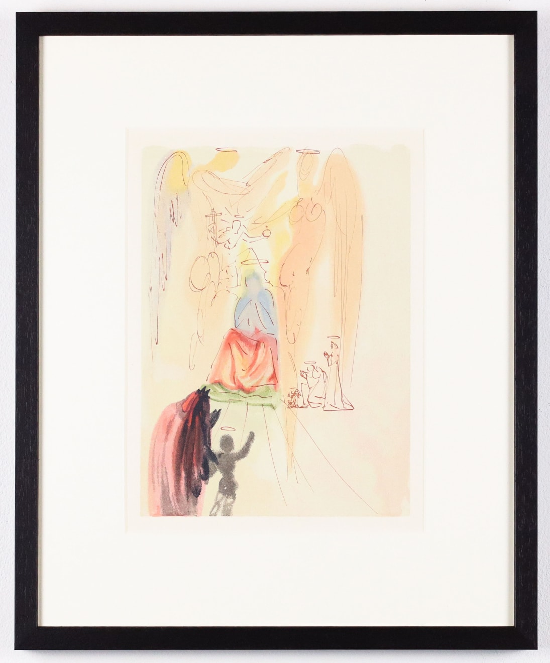 Salvador Dalí, The Triumph of Christ and the Virgin (Paradise: Canto 23), 1960-64