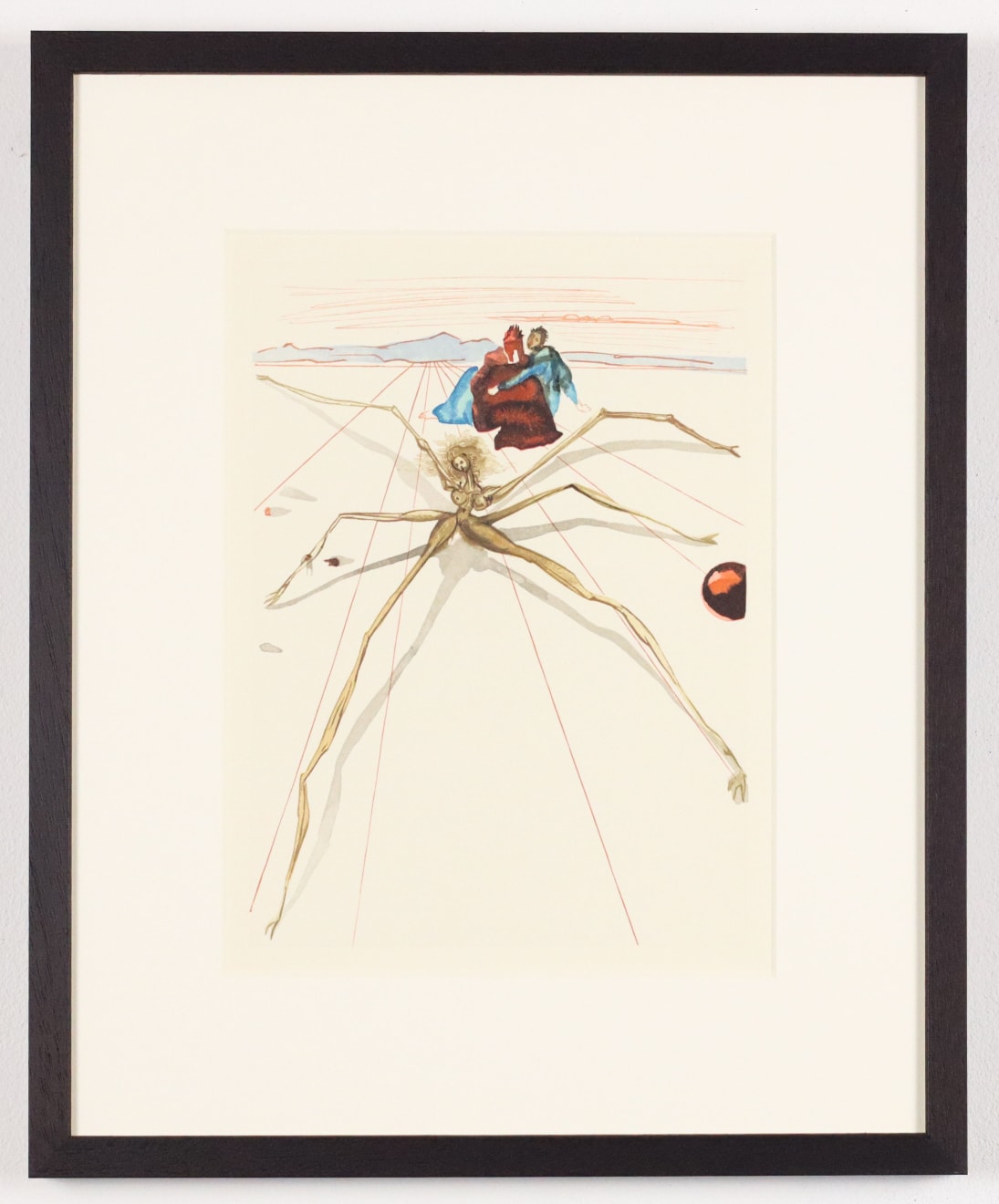 Salvador Dalí, Leaving the Level of Anger (Purgatory: Canto 17), 1960-64