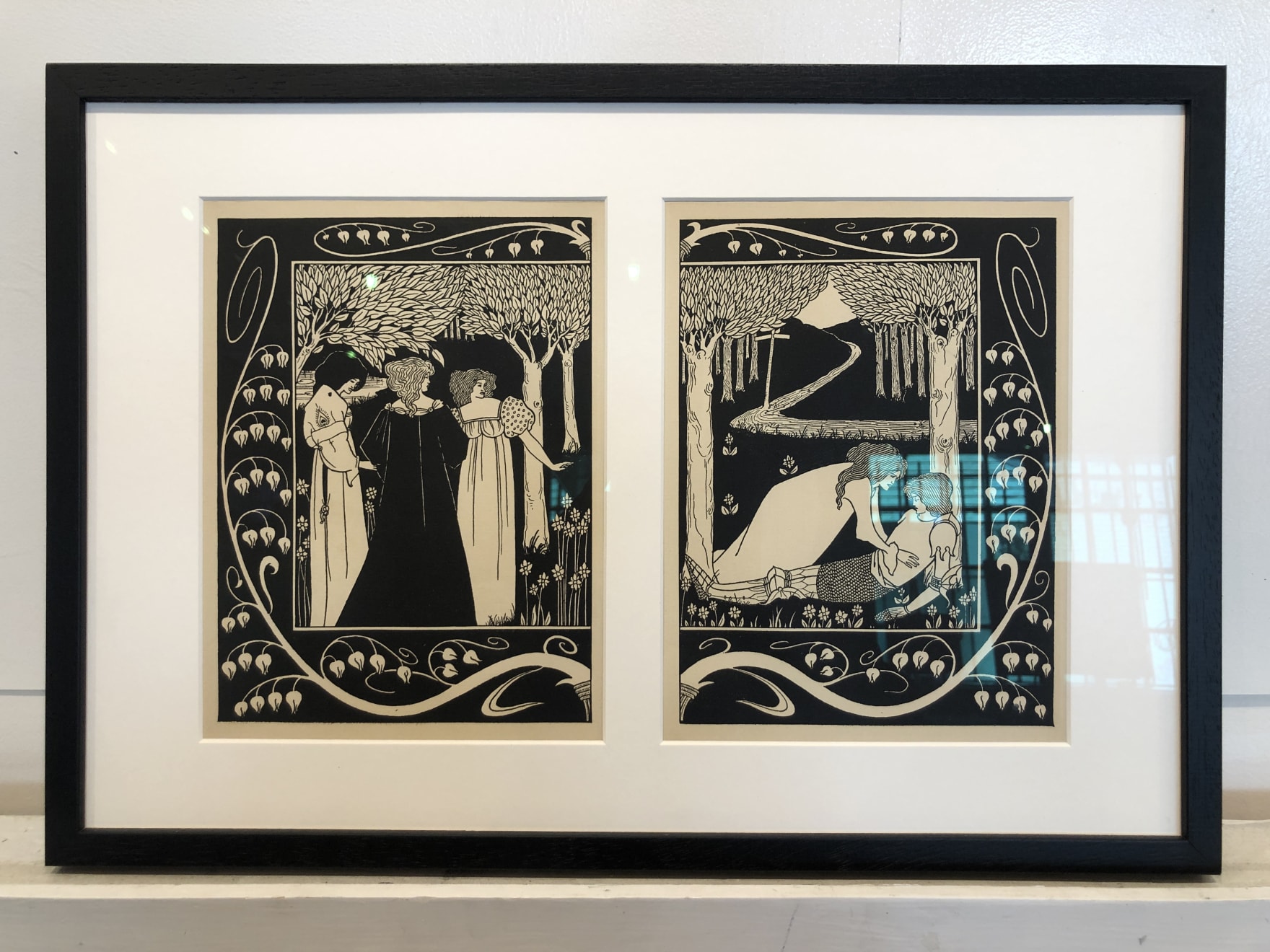 Aubrey Beardsley, La Beale Isoud at Joyous Gard, 1893-4