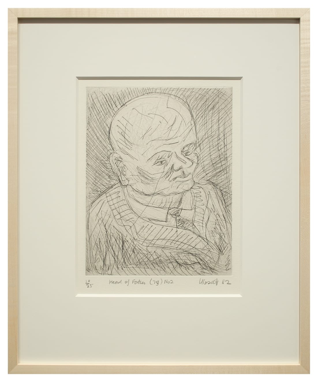 Leon Kossoff, Head of Father 2, 1982