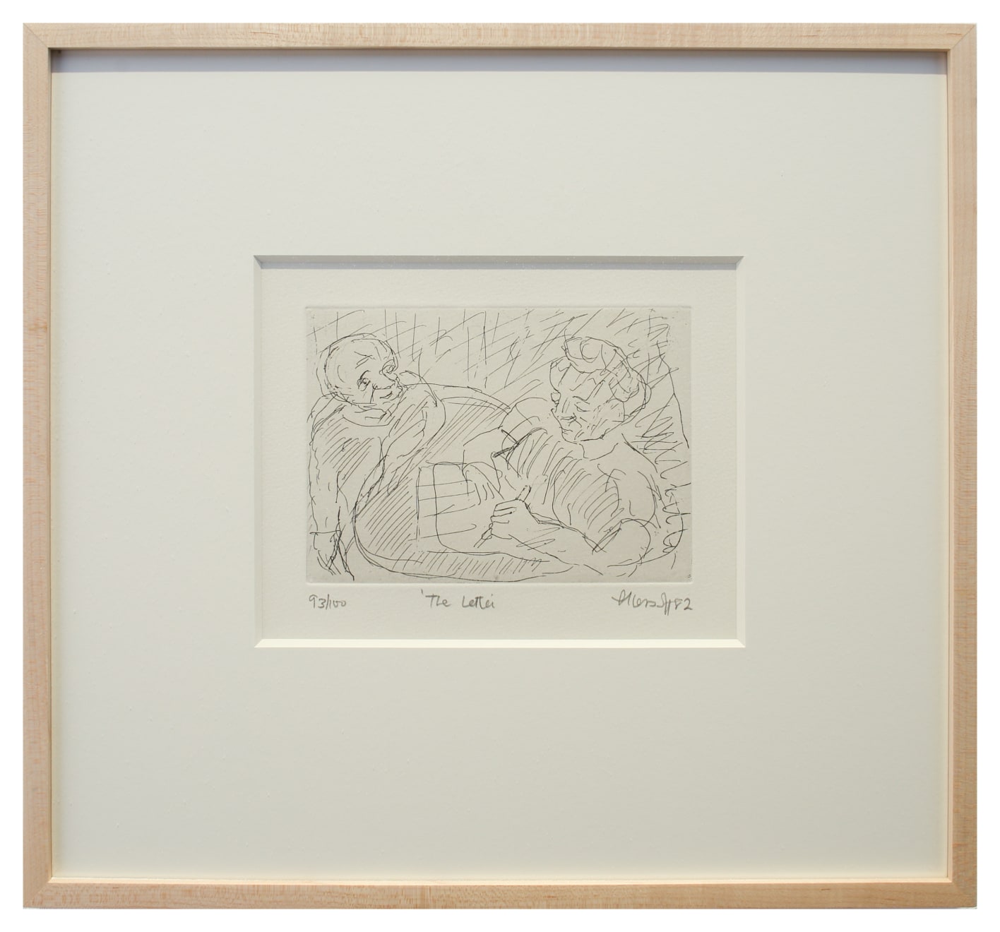 Leon Kossoff, The Letter, 1982