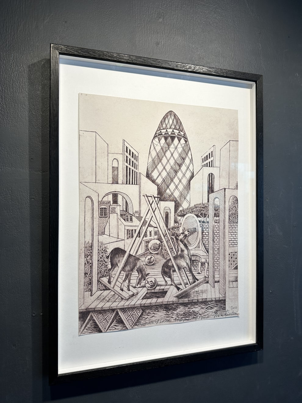 Mila Fürstová, Memories of London (right panel), 2010