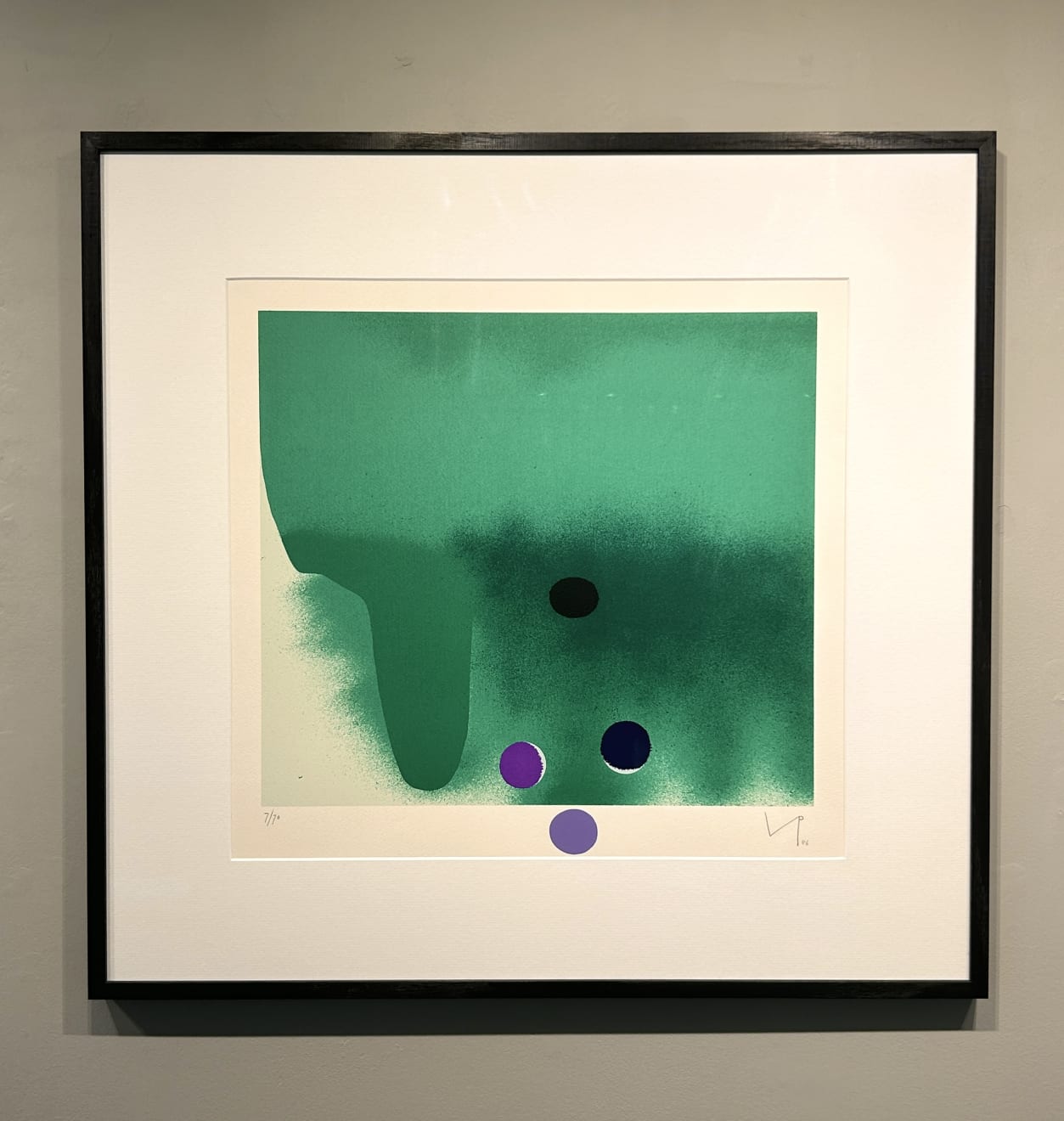 Victor Pasmore, Green Darkness, 1986
