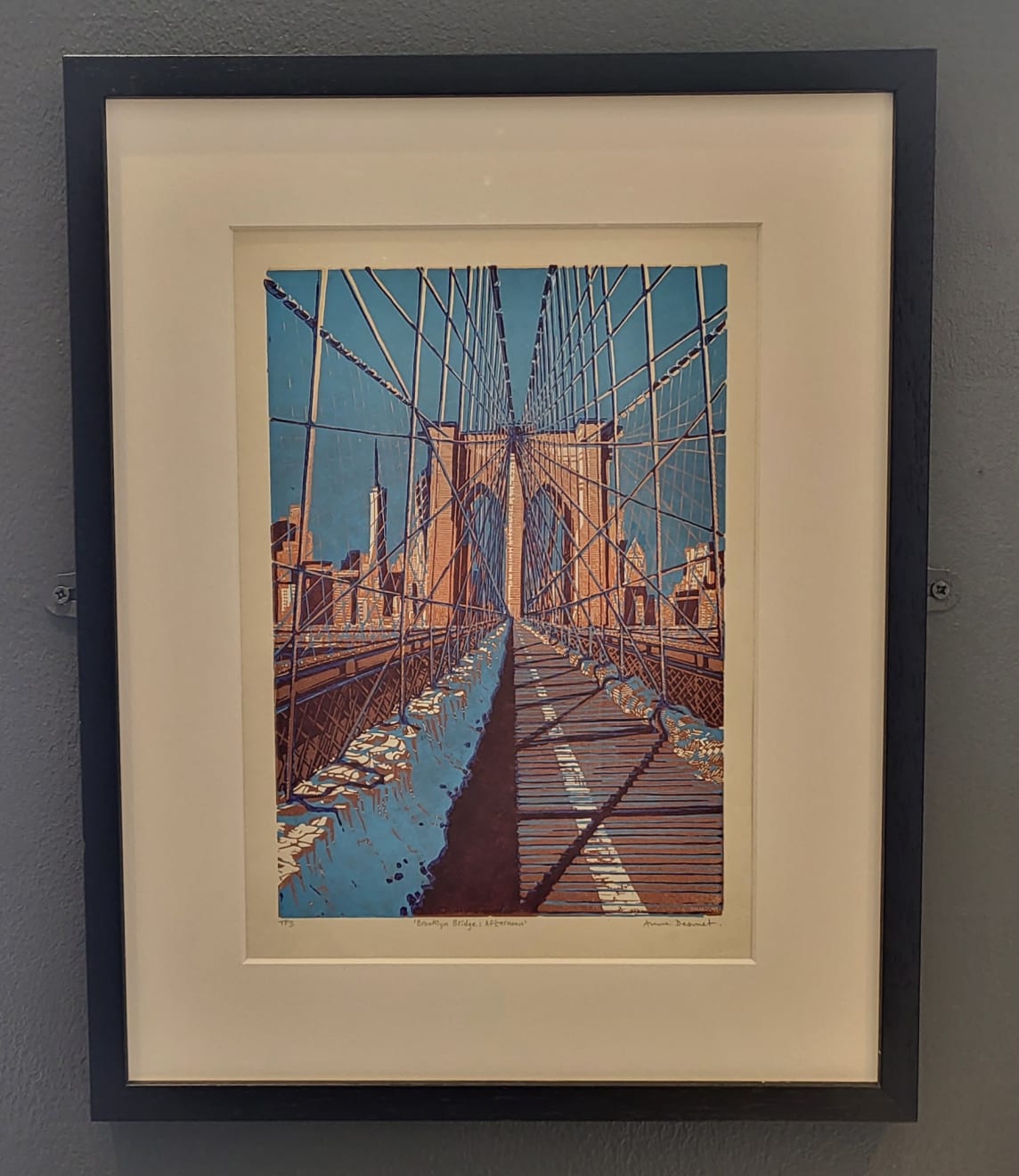 Anne Desmet, Brooklyn Bridge: Afternoon TP, 2015
