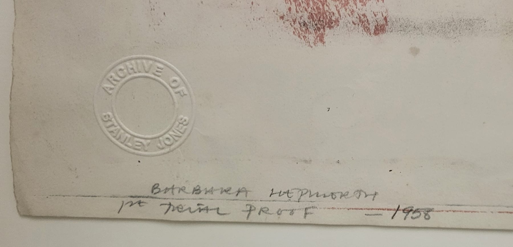 Barbara Hepworth, Untitled (Lithographic Proof), 1958