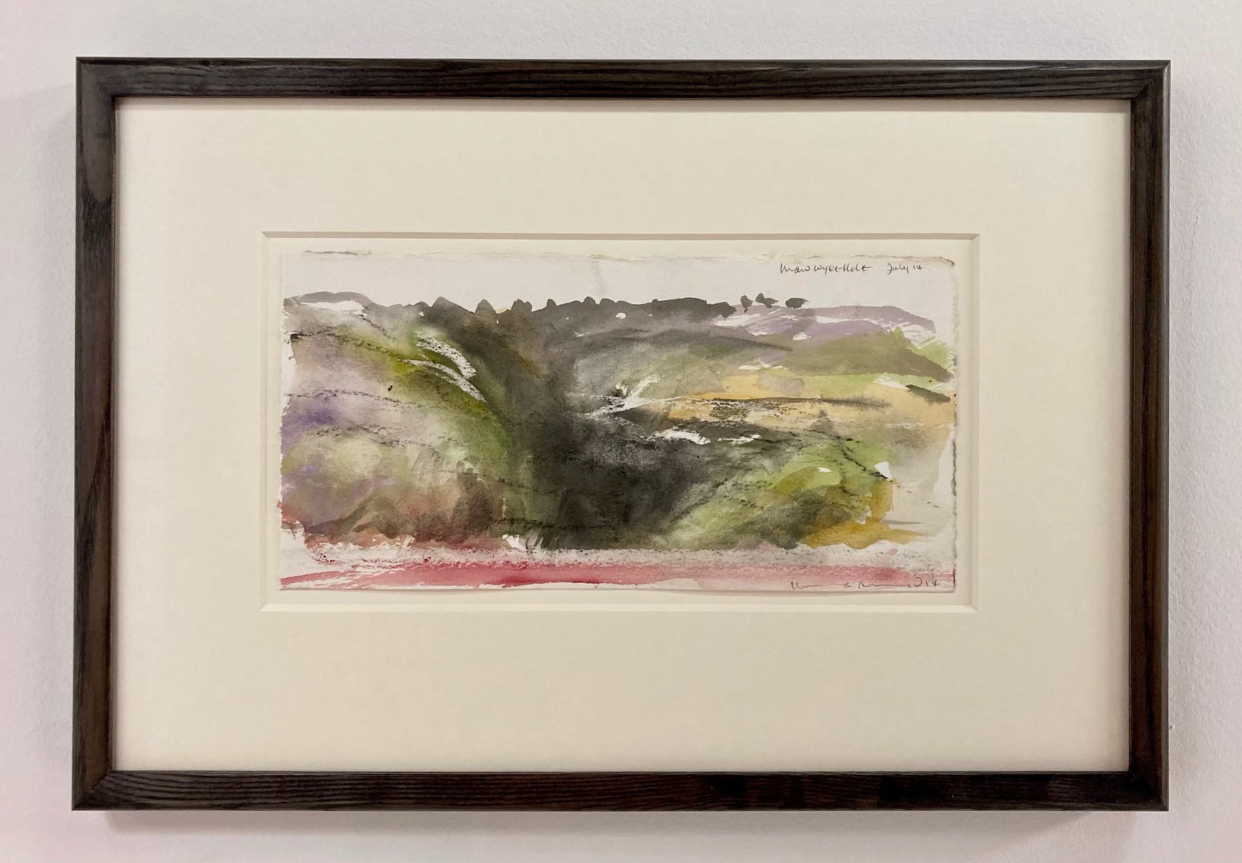 Norman Ackroyd, Maw Wyke Hole, 2014