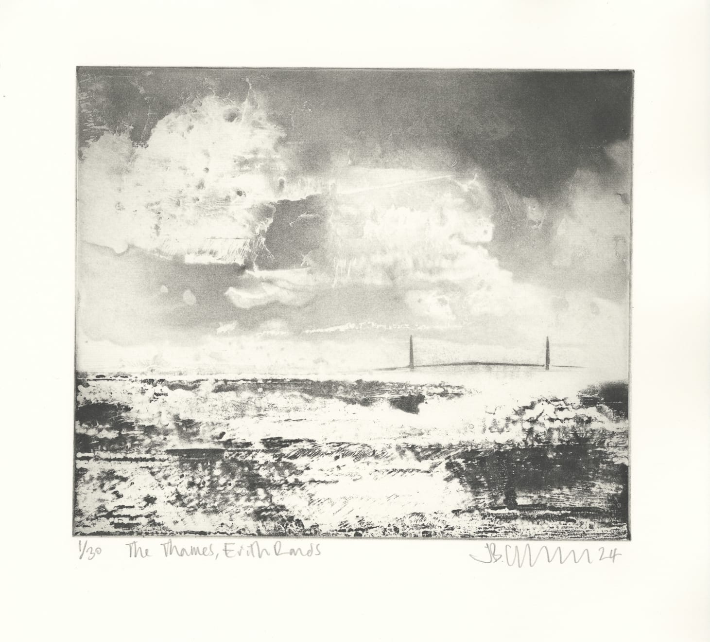 Jason Hicklin, The Thames, Erith Rands, 2024