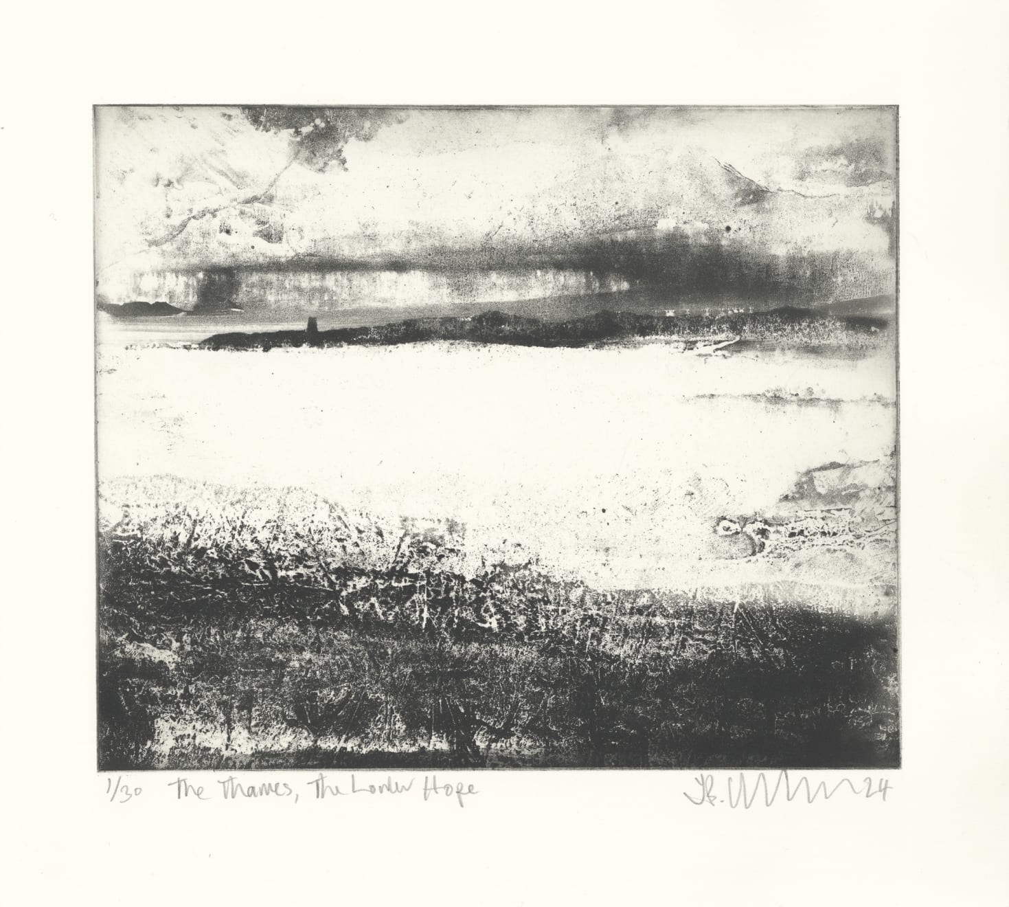 Jason Hicklin, The Thames, The Lower Hope, 2024