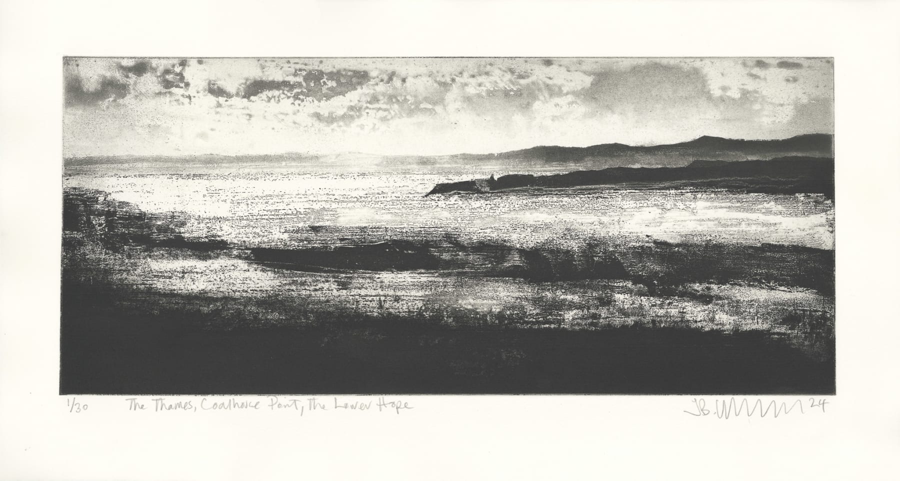 Jason Hicklin, The Thames, Coalhouse Point, The Lower Hope, 2024
