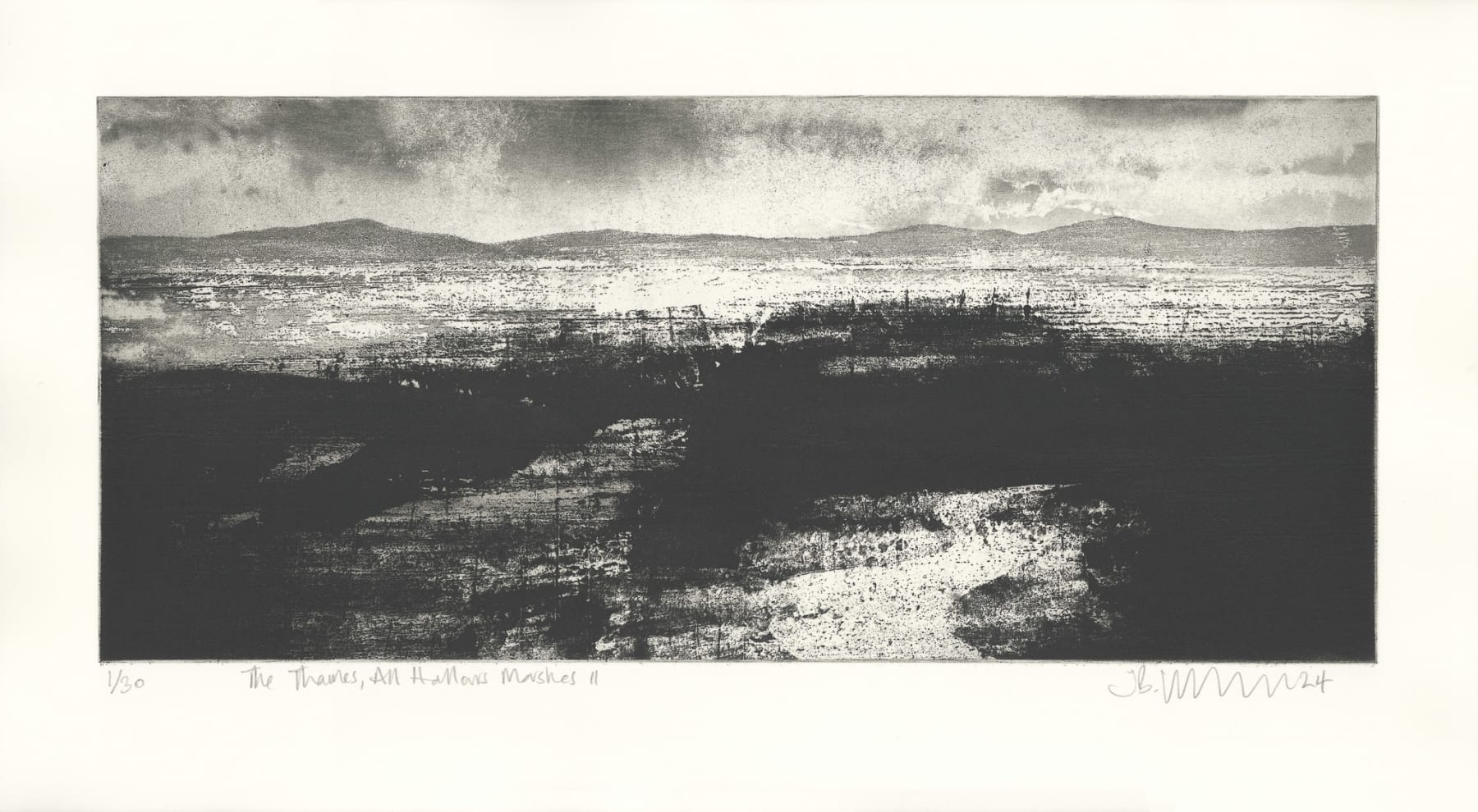 Jason Hicklin, The Thames, Allhallows Marshes II, 2024