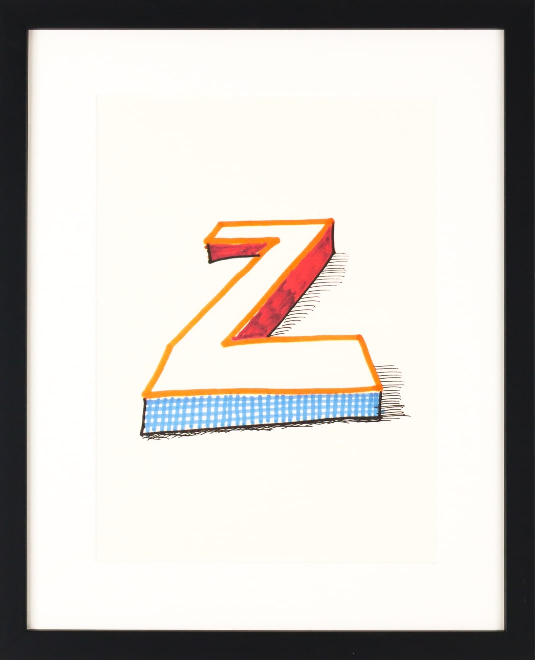 Summer Secret Bid Auction 2024, LOT 96: David Hockney - Hockney's Alphabet - Z, 1991