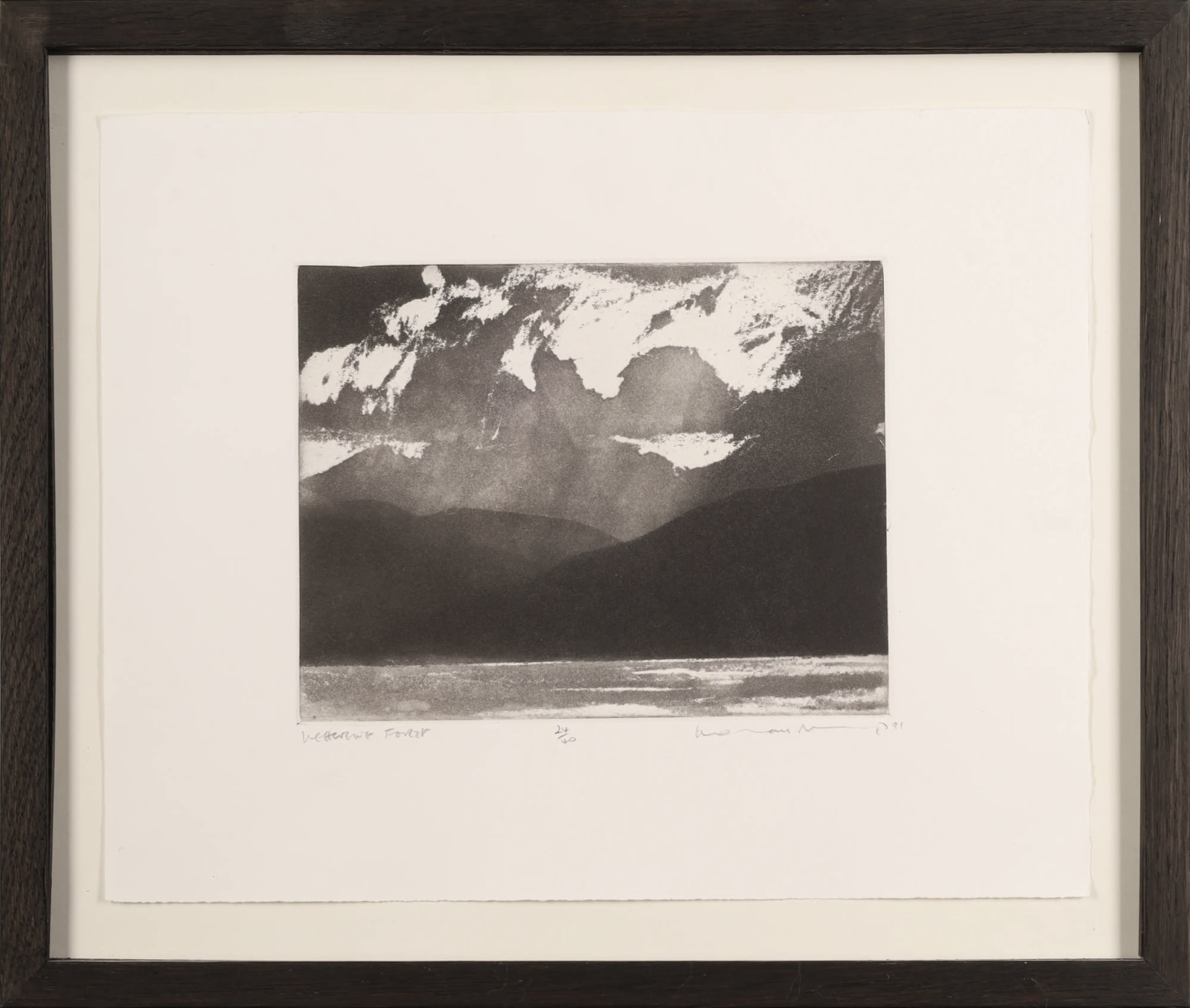 Norman Ackroyd, Letterewe Forest, 1991