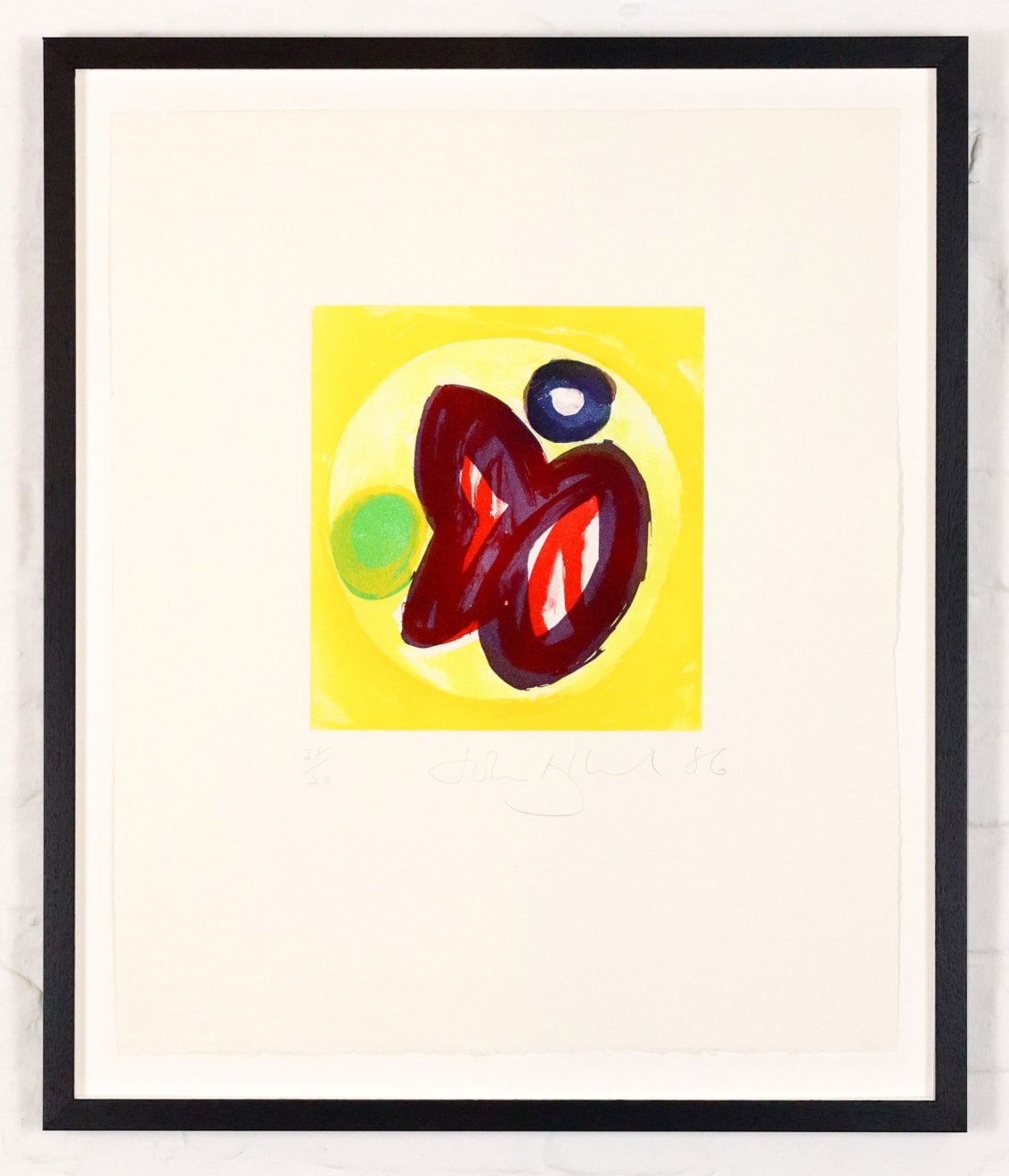 John Hoyland, Encircling Stone, 1986