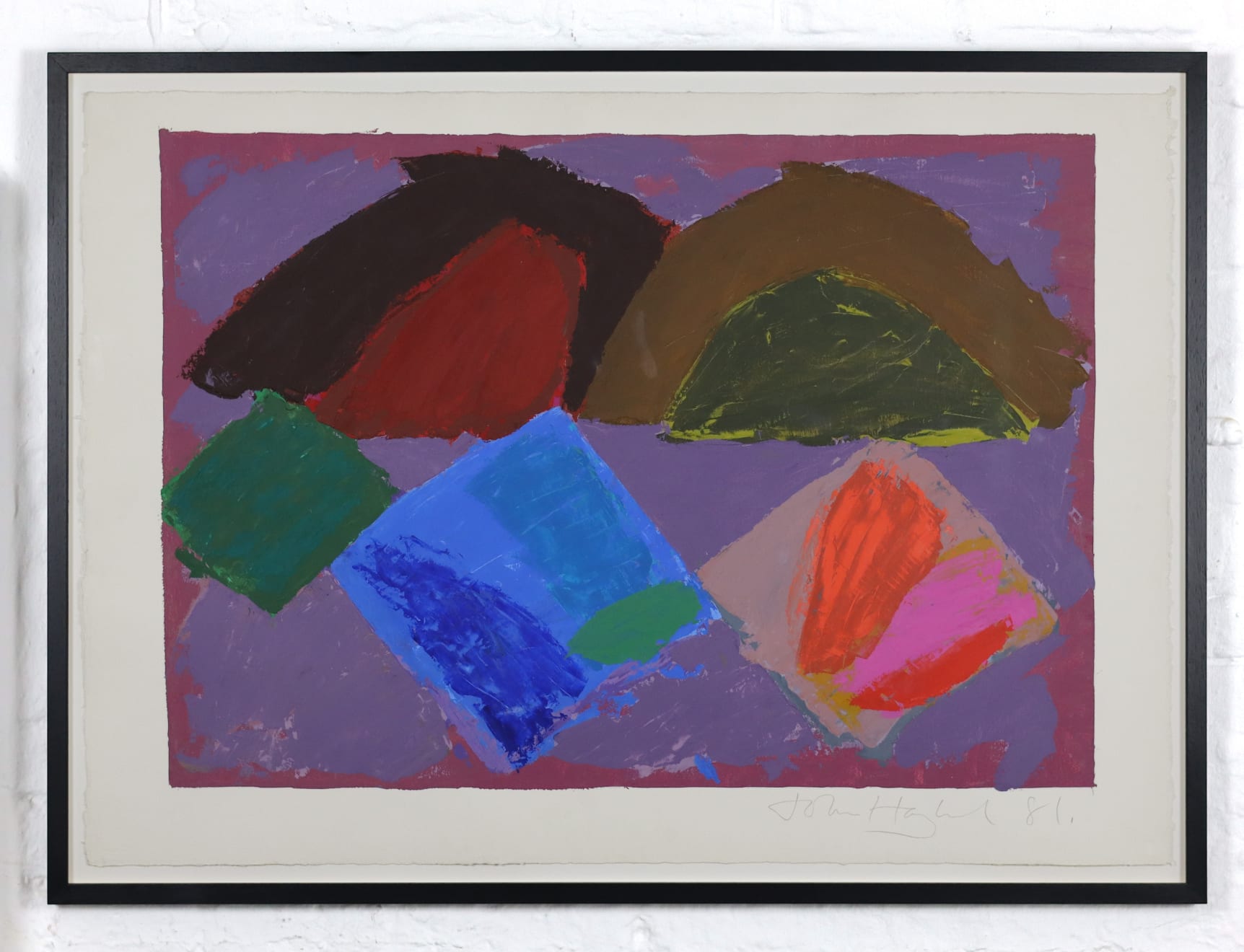 John Hoyland, The Pacific Series - Untitled No 8, 1981