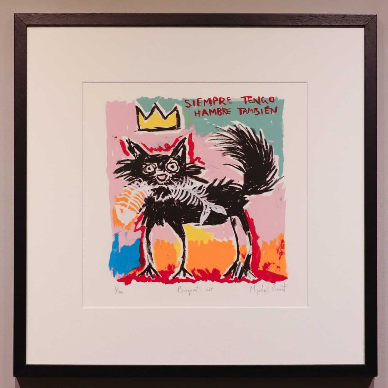 Mychael Barratt, Basquiat’s Cat, 2025