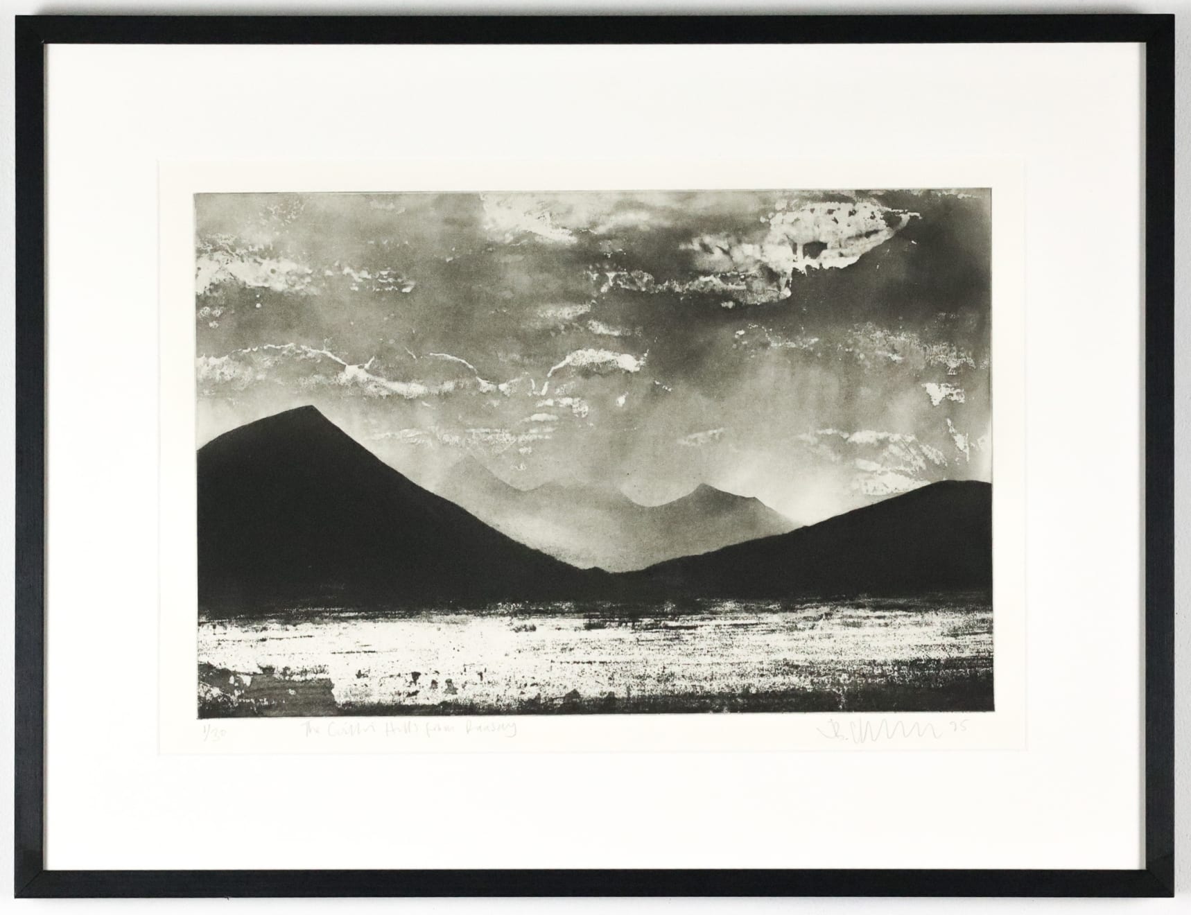 Jason Hicklin, The Cuillin Hills from Raasay , 2025