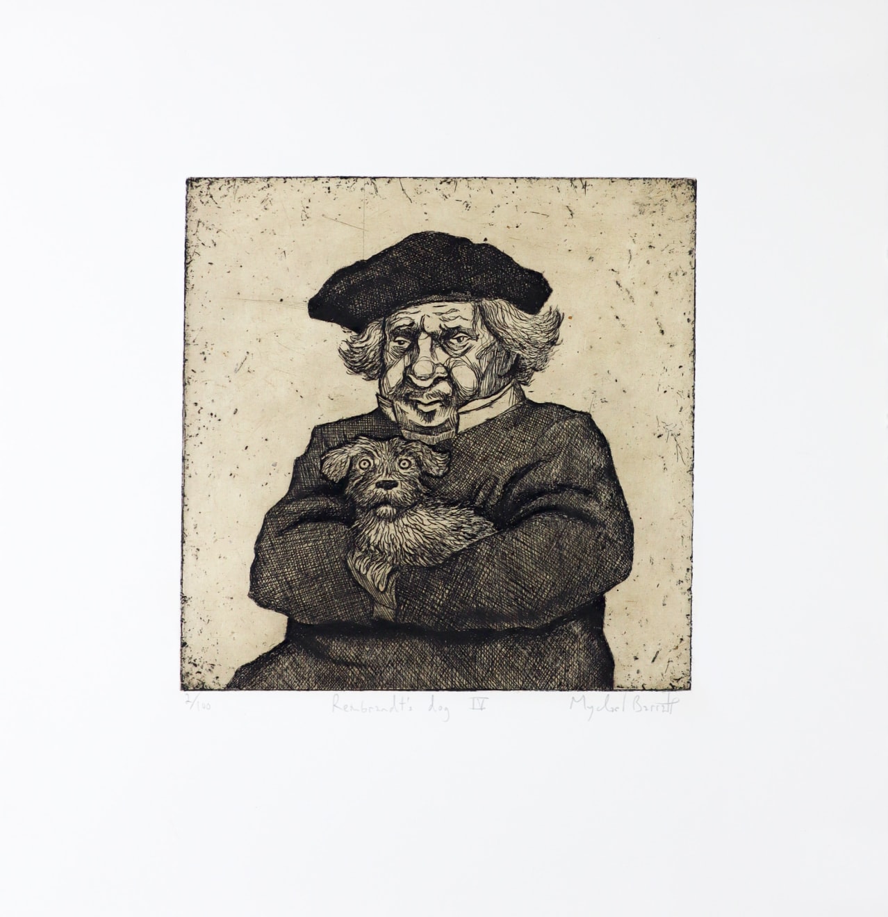 Mychael Barratt, Rembrandt’s Dog IV, 2025