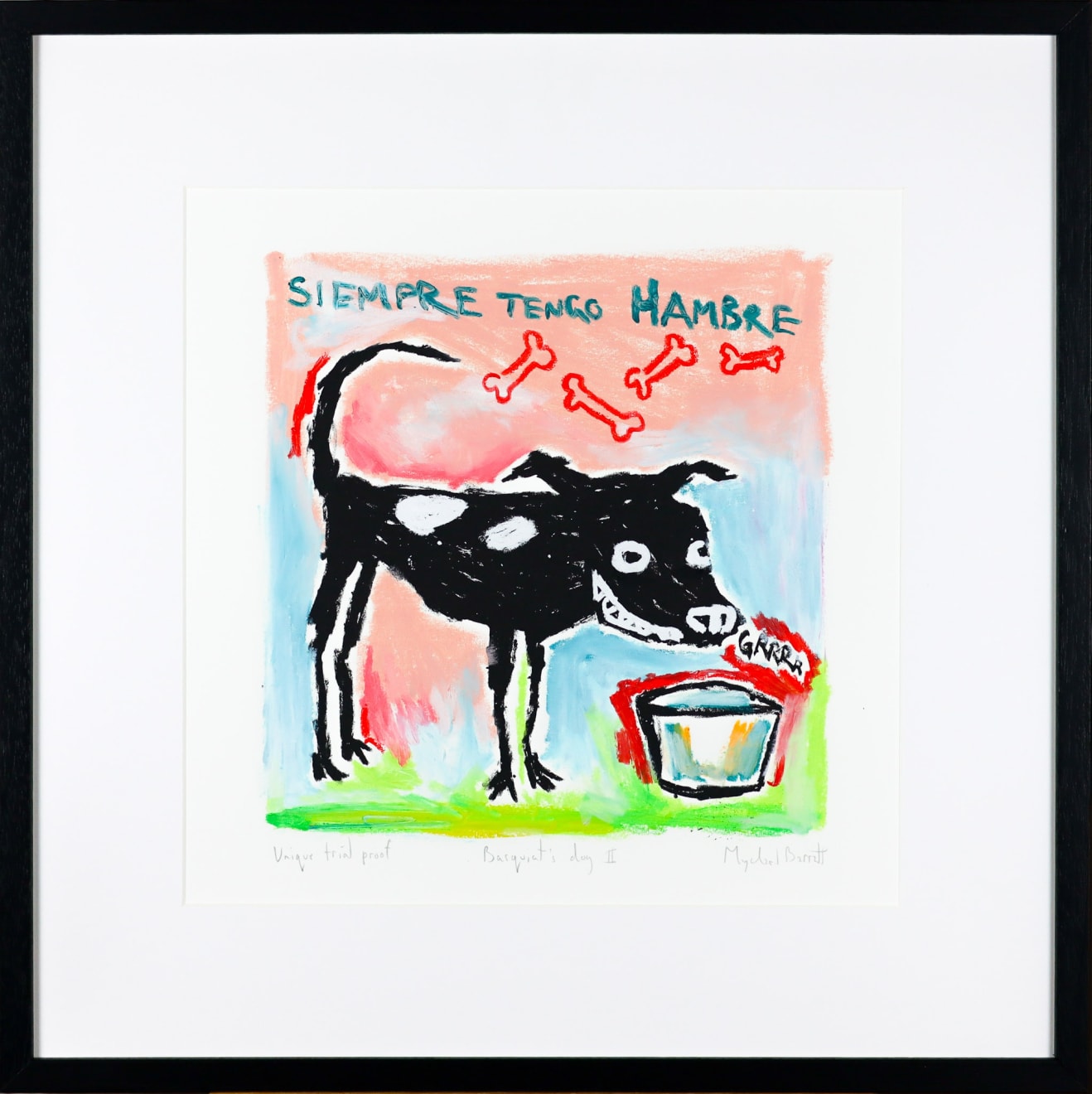 Mychael Barratt, Basquiat's Dog II - TP III, 2025