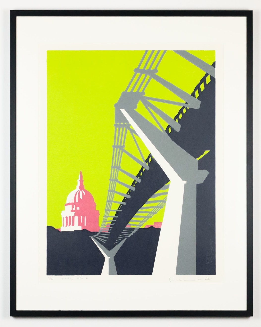 Paul Catherall, Bridge Lime II, 2025