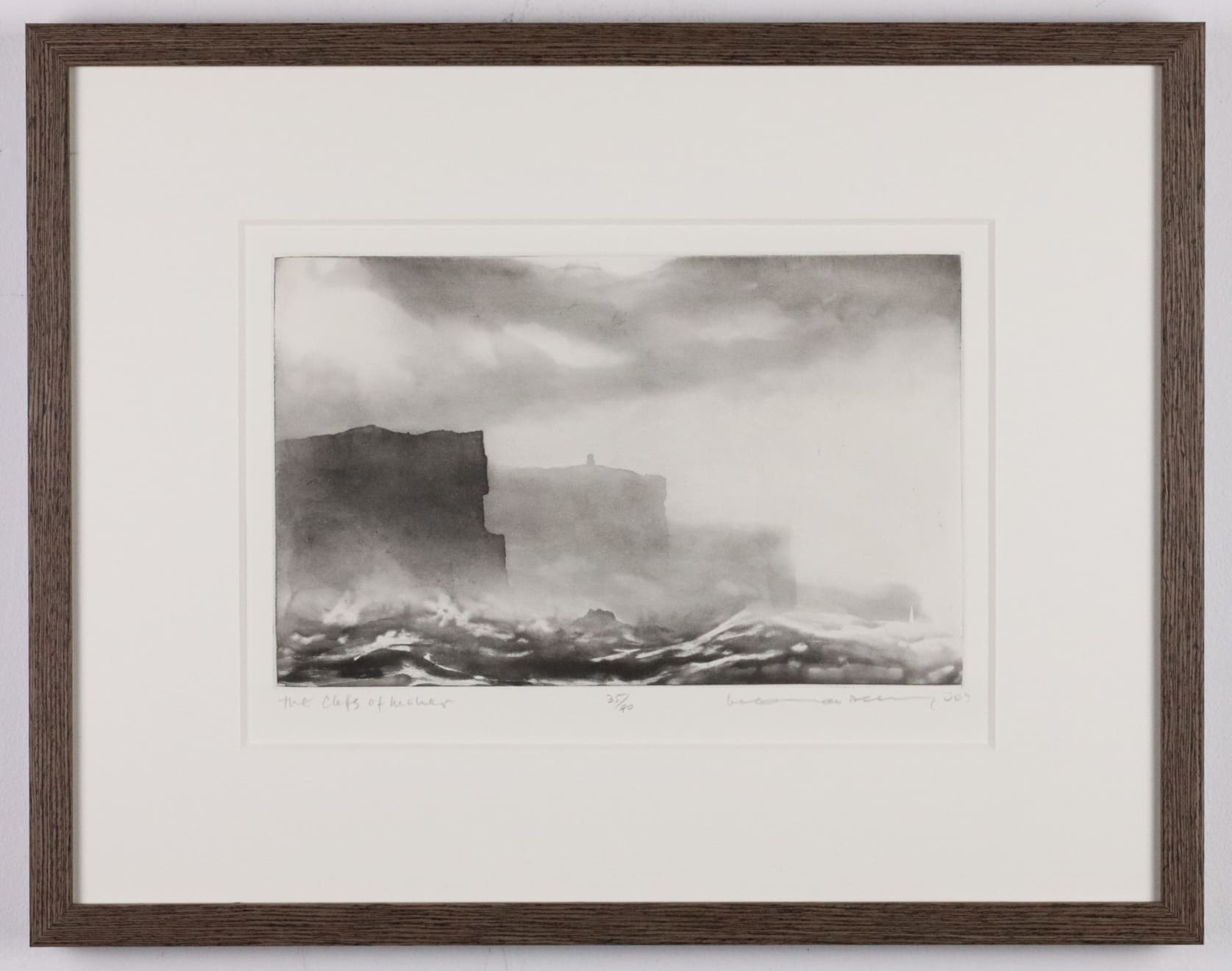 Norman Ackroyd, The Cliffs of Moher, 2007
