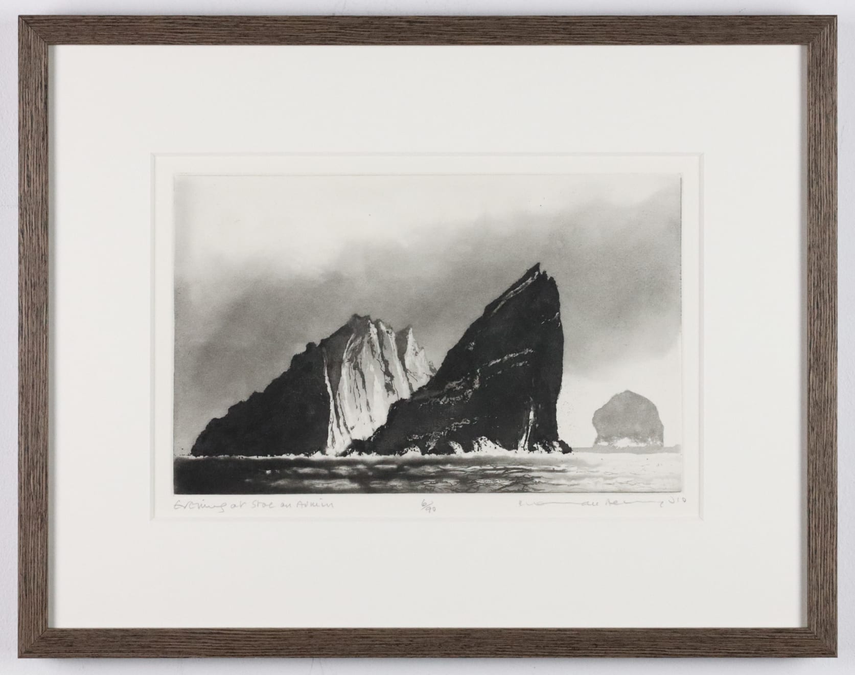 Norman Ackroyd, Evening at Stac an Armin, 2010