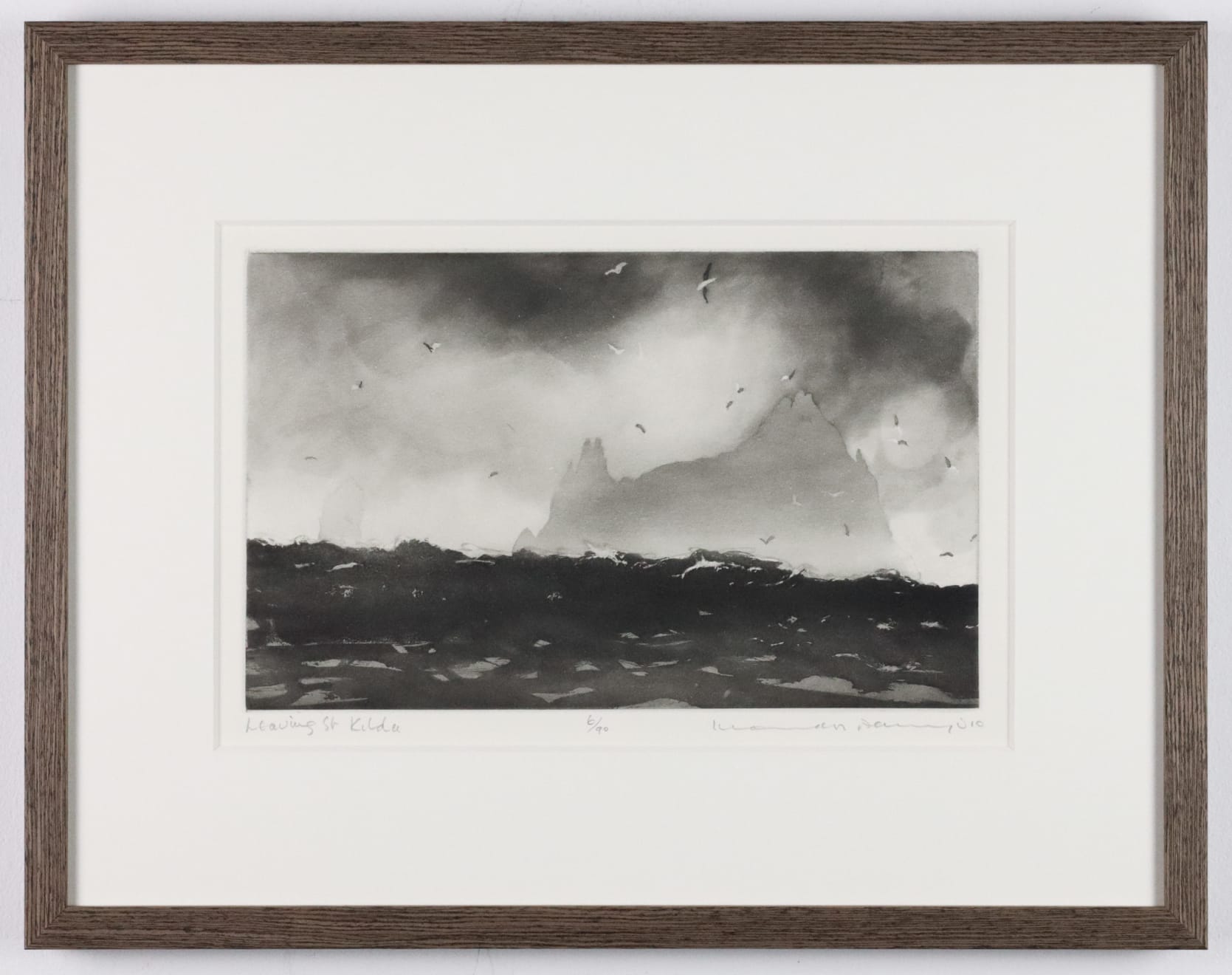 Norman Ackroyd, Leaving St. Kilda, 2010